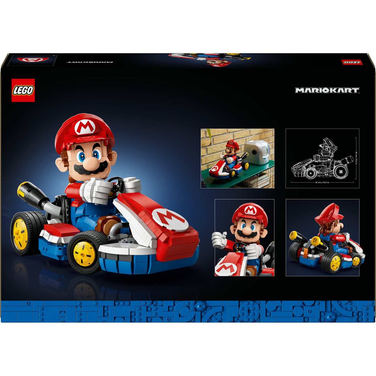 LEGO super mario 72037 mario kart mario en standaardkart