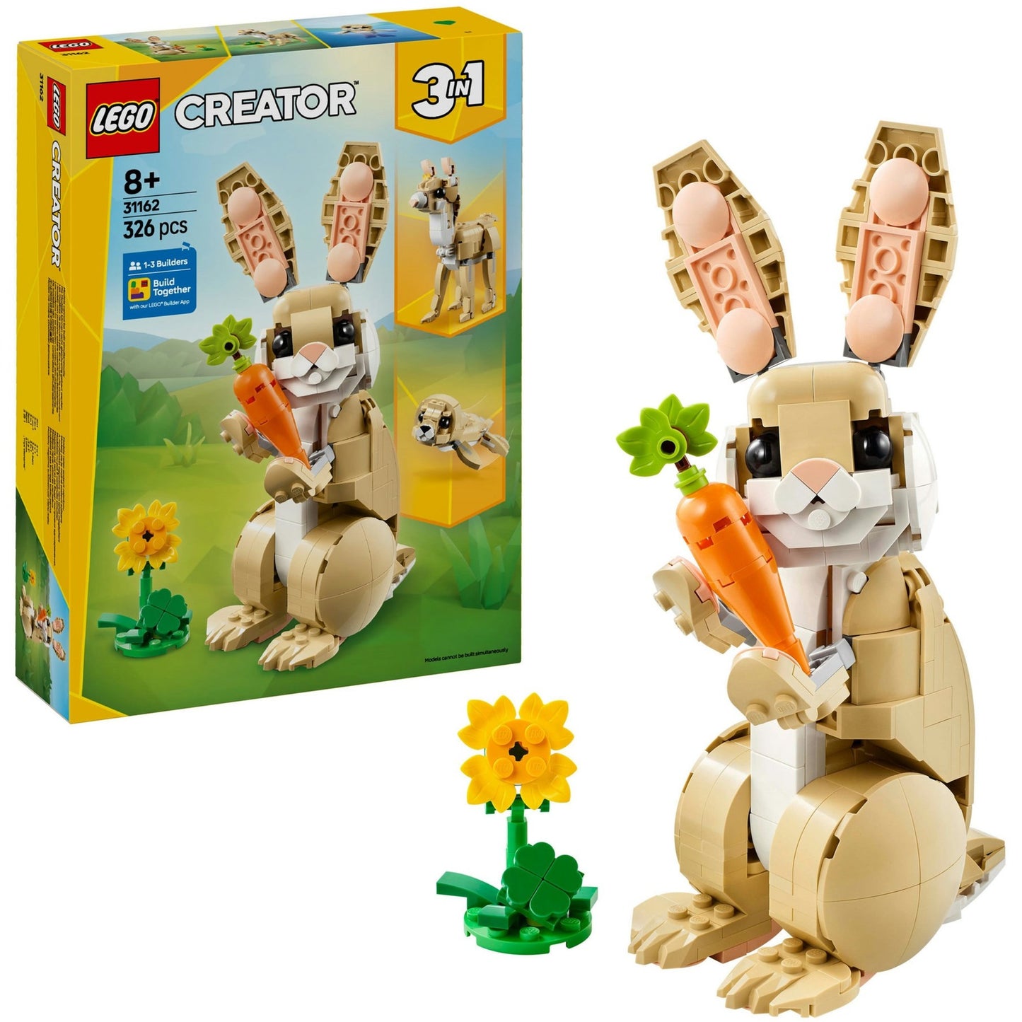 LEGO creator 31162 3in1 lief konijn