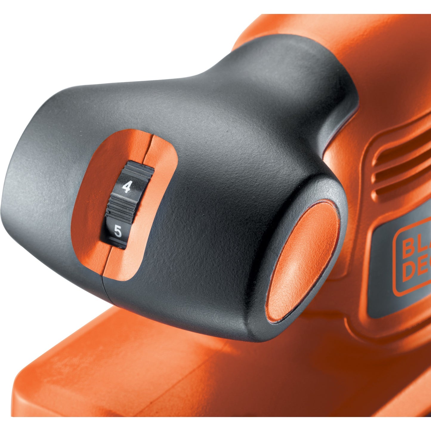 BLACK+DECKER 240w 1 3vel vlakschuurmachine (zwart oranje)