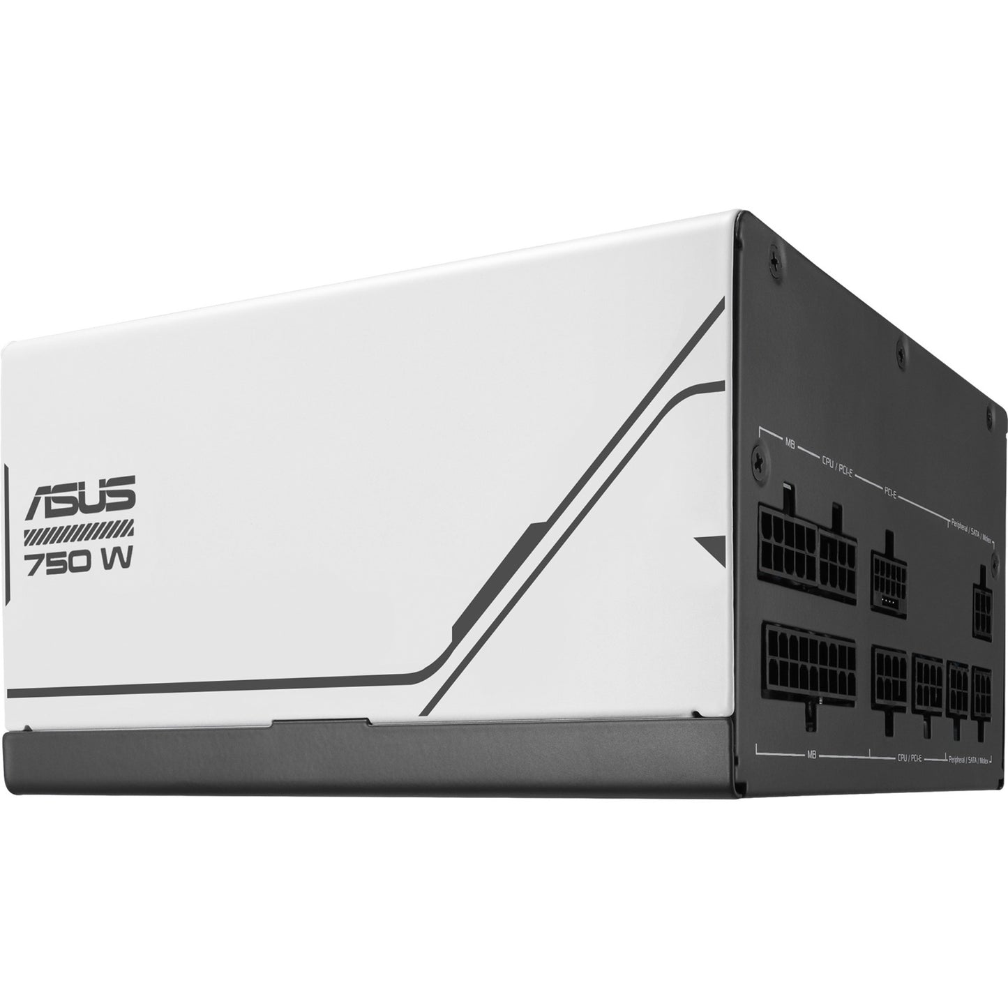 ASUS prime gold modulaire 750 watt voeding (wit, 1x 12v-2x6, 3x pcie)