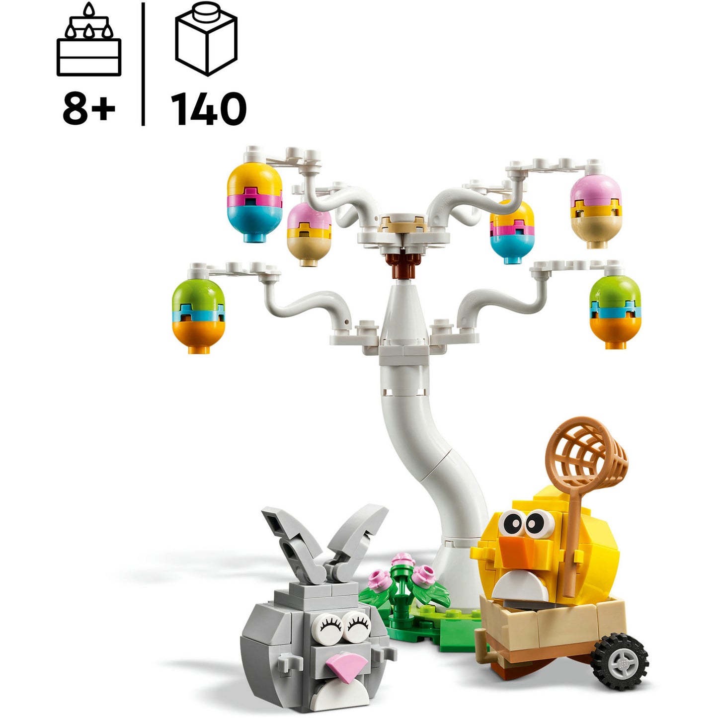 LEGO eieren zoeken met konijn en kuiken constructiespeelgoed (40808)