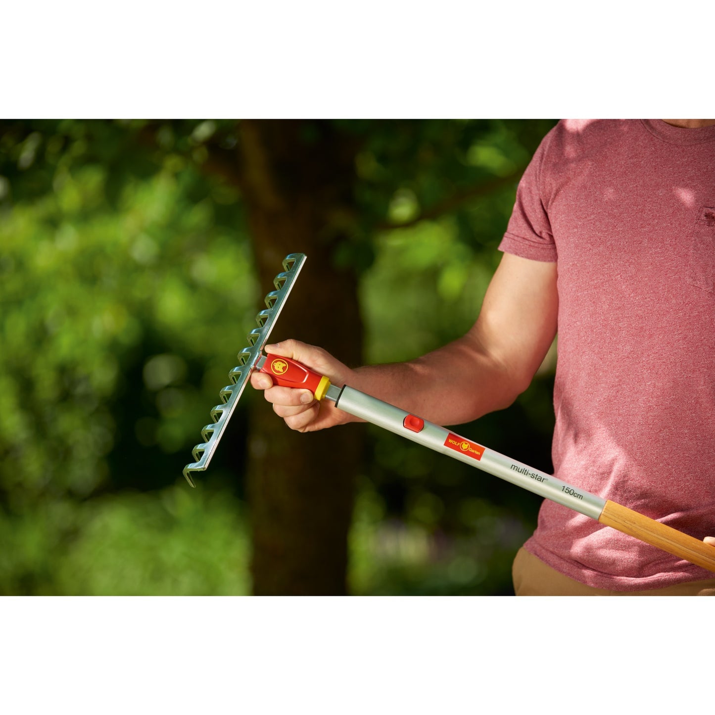 WOLF-Garten multi-star dr-m30 hark (rood geel)