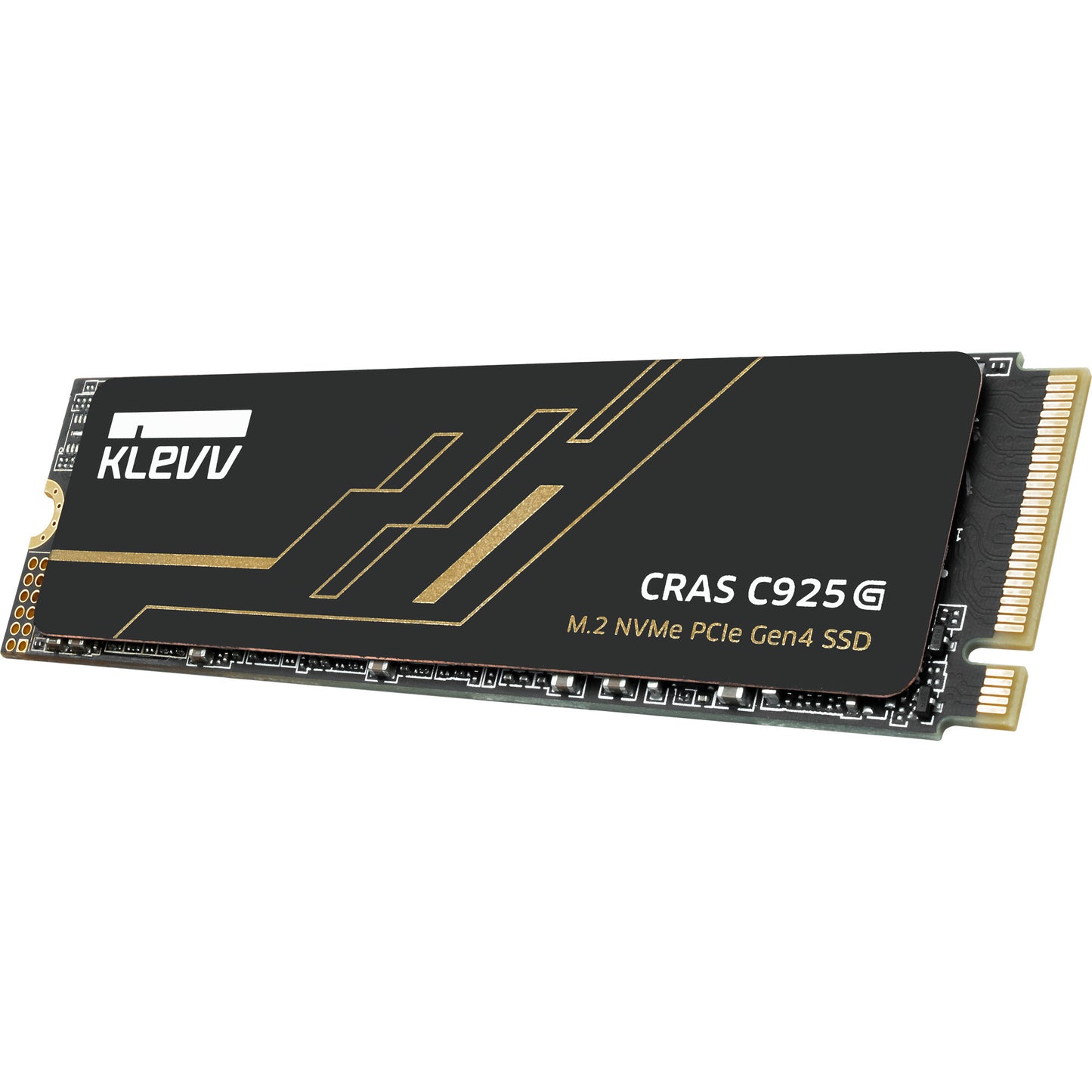 KLEVV cras c925g 1 tb ssd (zwart, k01tbm2sp0-25g, pcie gen 4.0 x4, nvme 2.0)