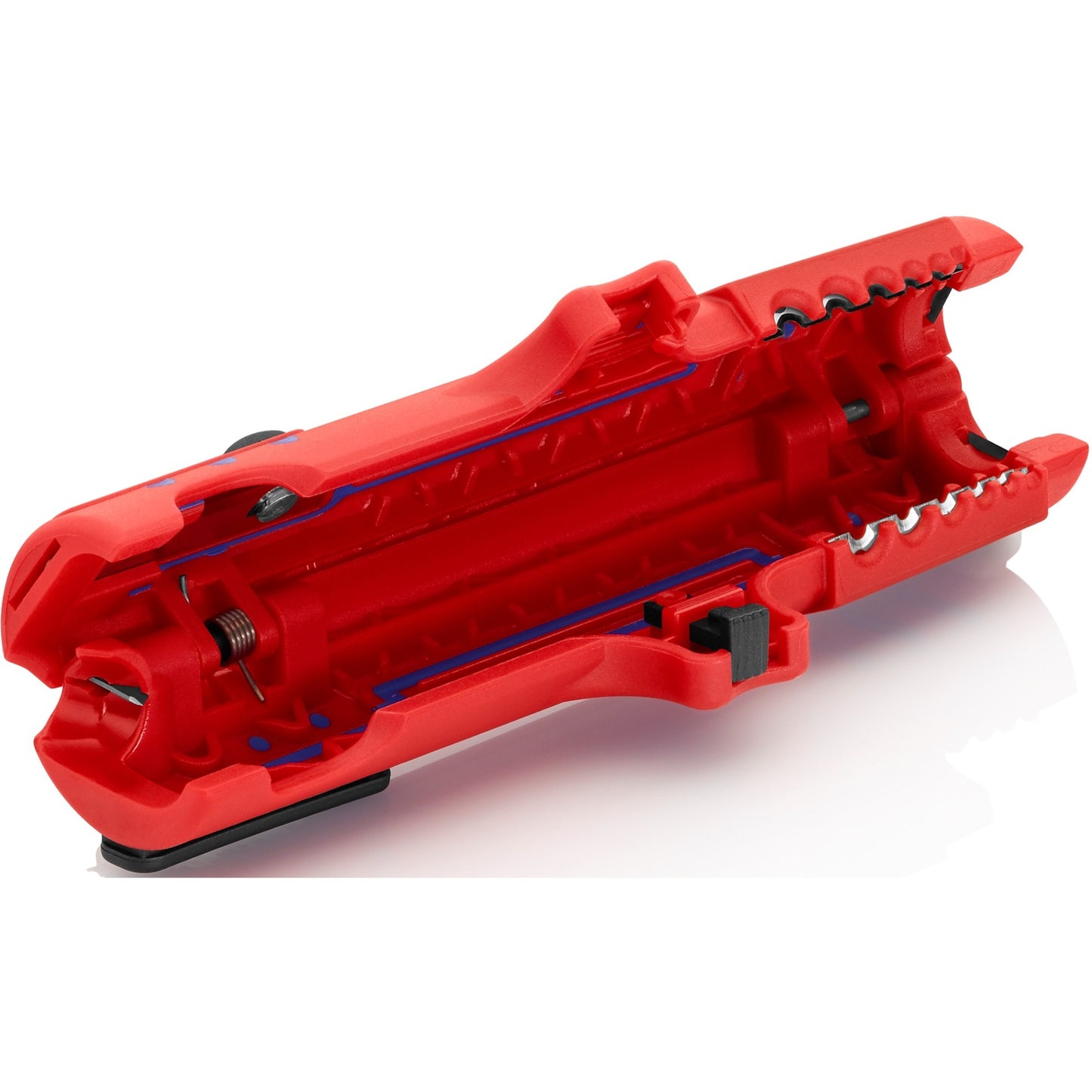 KNIPEX universele kabelstripper 1685125sb kabelstrip- ontmantelingsgereedschap (rood blauw)