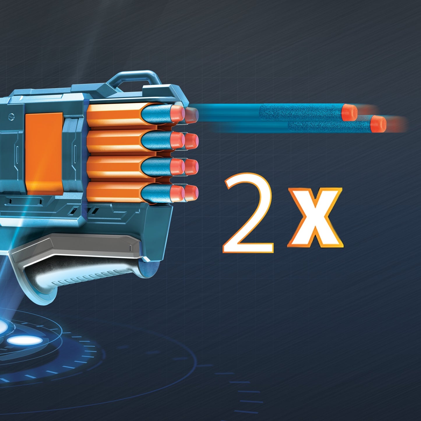 Hasbro NERF elite 2.0 warden db-8-blaster nerf-gun