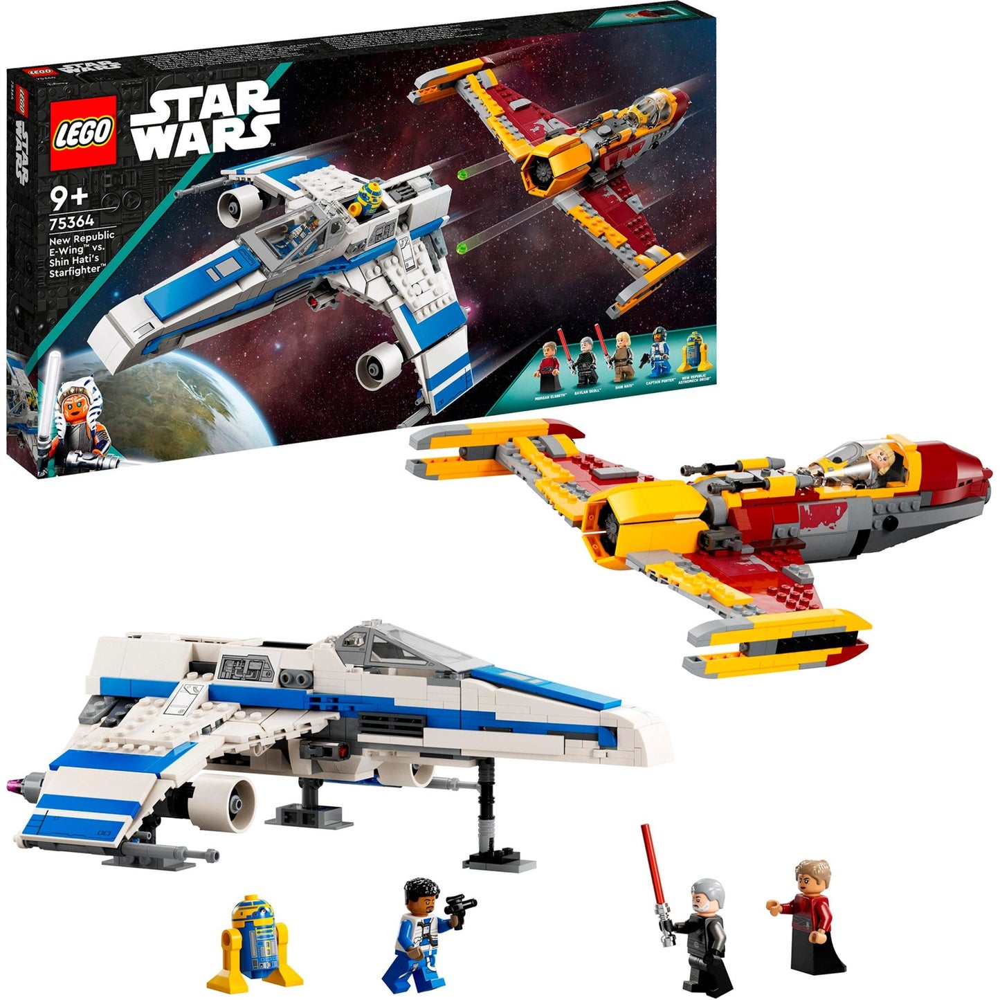 LEGO star wars - new republic e-wing vs. shin hati's starfighter constructiespeelgoed (75364)