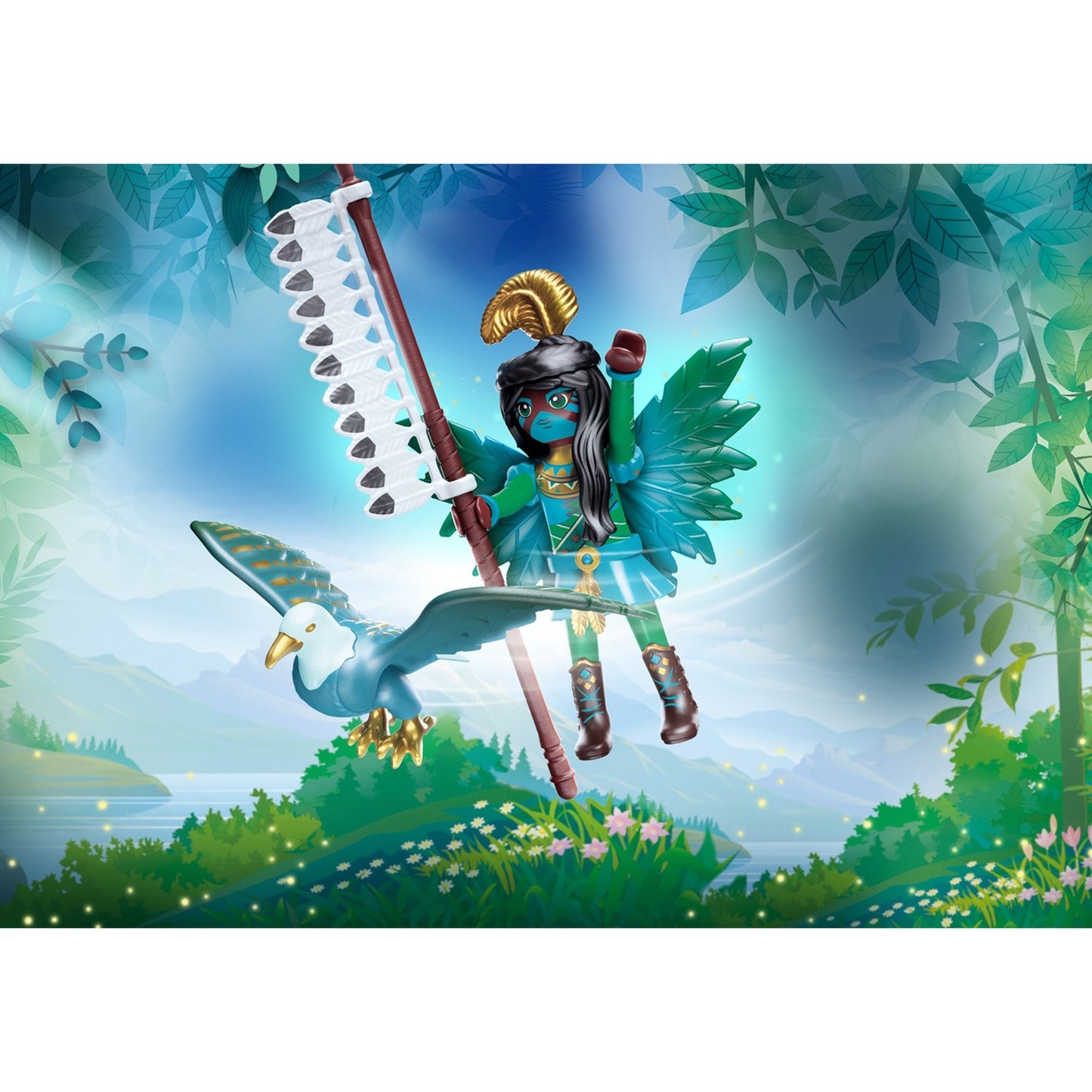 PLAYMOBIL ayuma - knight fairy met totemdier constructiespeelgoed (70802)