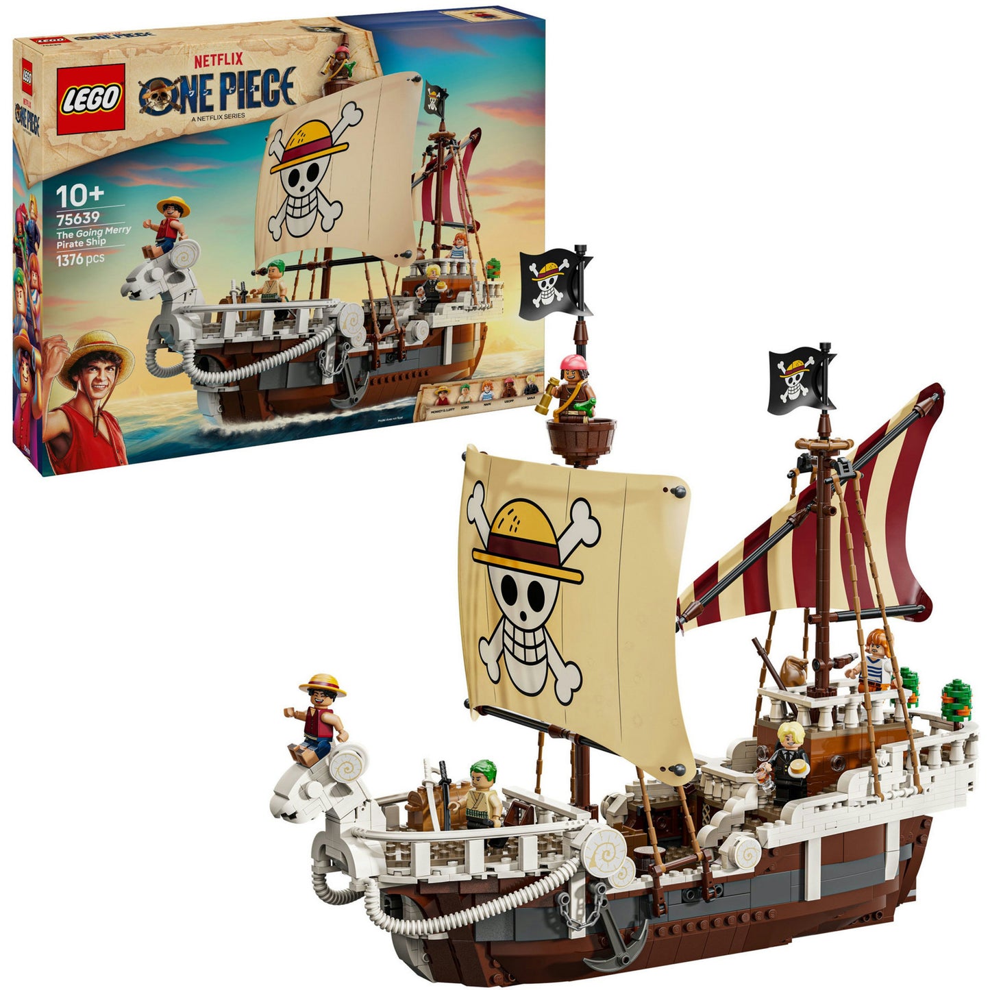 LEGO one piece 75639 het piratenschip going merry