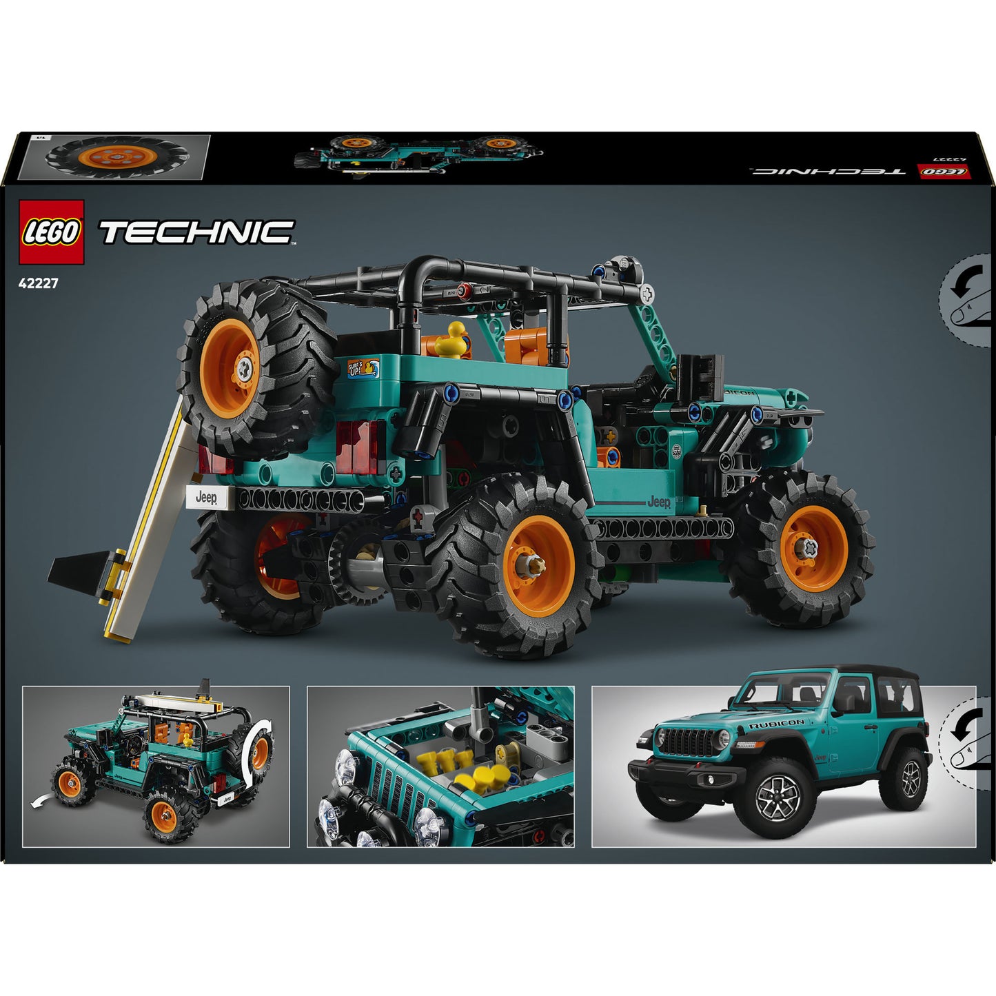 LEGO technic 42227 jeep wrangler rubicon terreinwagen