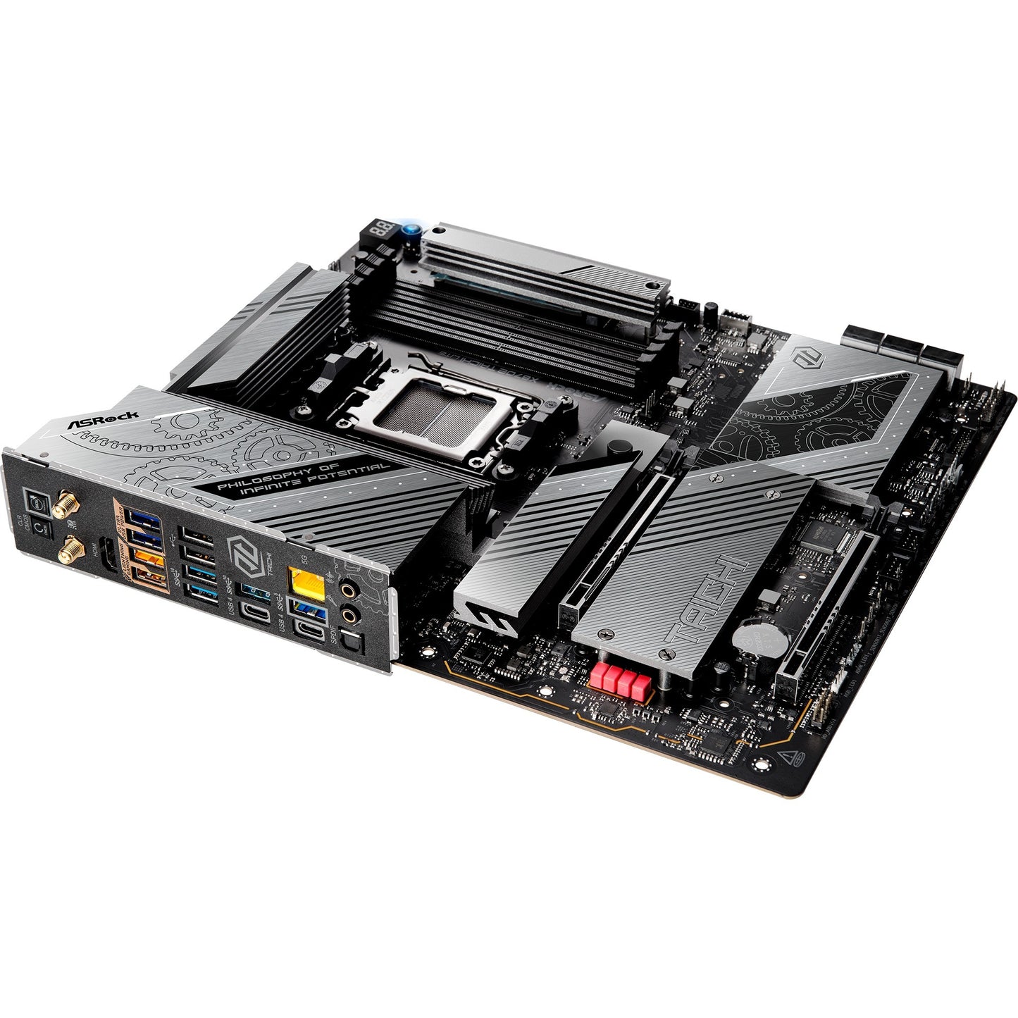 ASRock x870e taichi lite socket am5 moederbord (raid, 5 gb-lan, wi-fi 7, bt, e-atx)