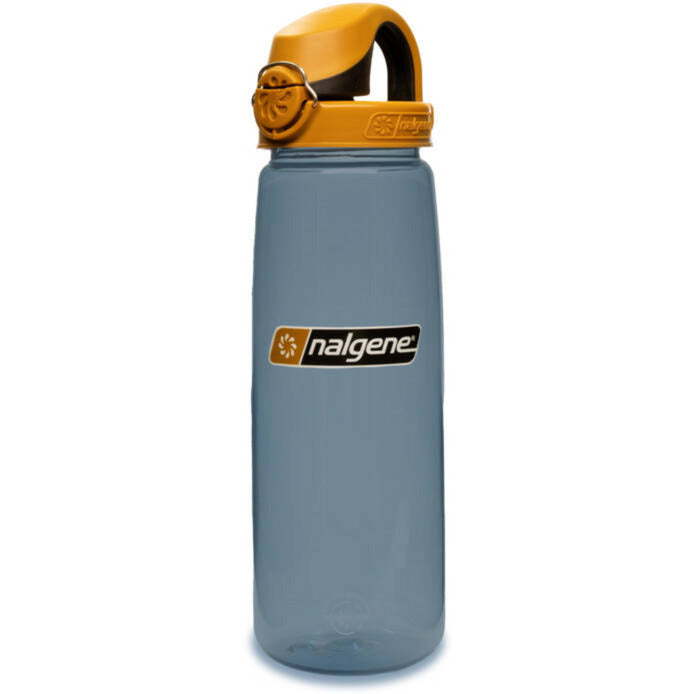 Nalgene On-The-Fly Lock-Top Sustain Bottle, 700 ml drinkfles (Grijs beige)