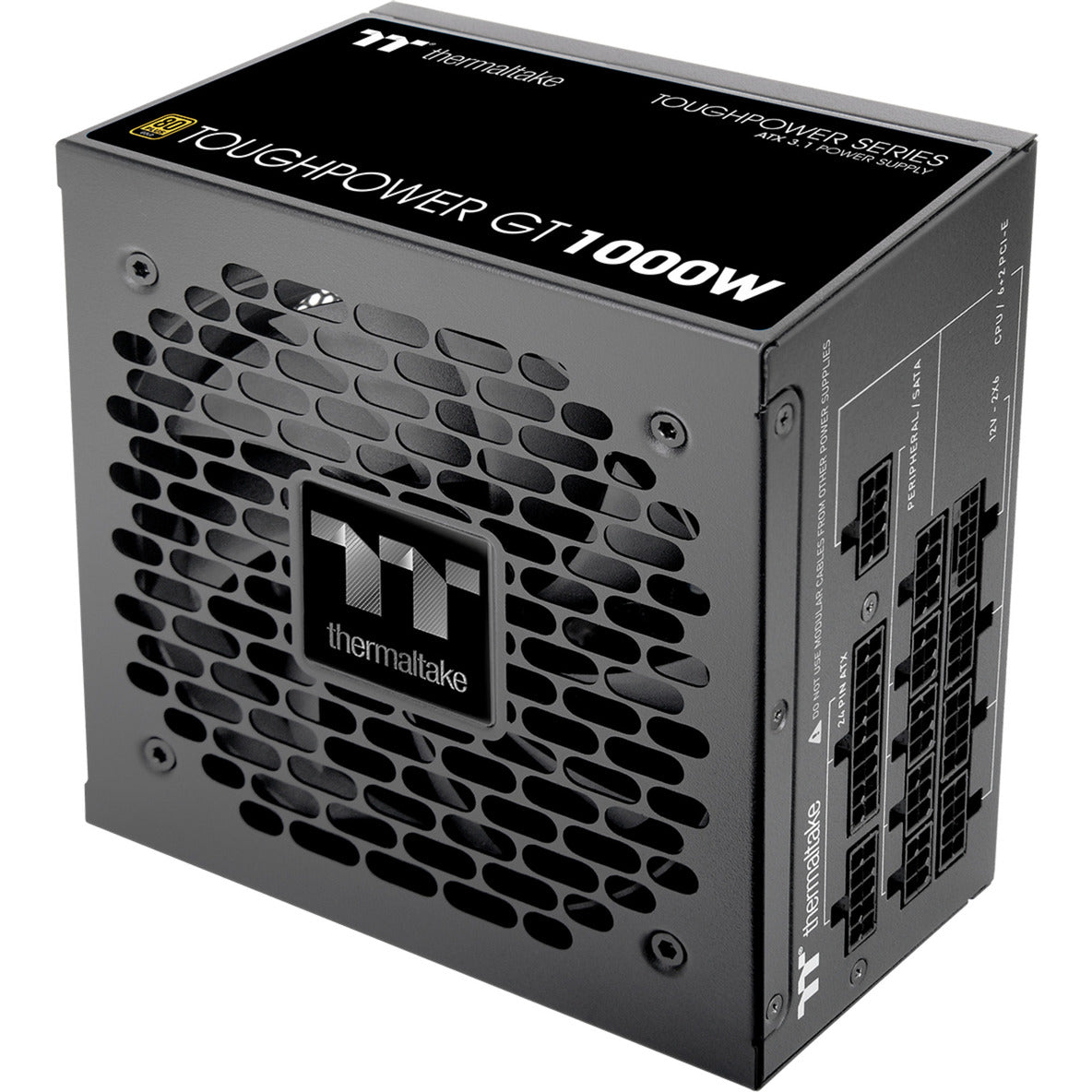 Thermaltake toughpower gt modulaire 1000 watt voeding (zwart, 5x pcie)