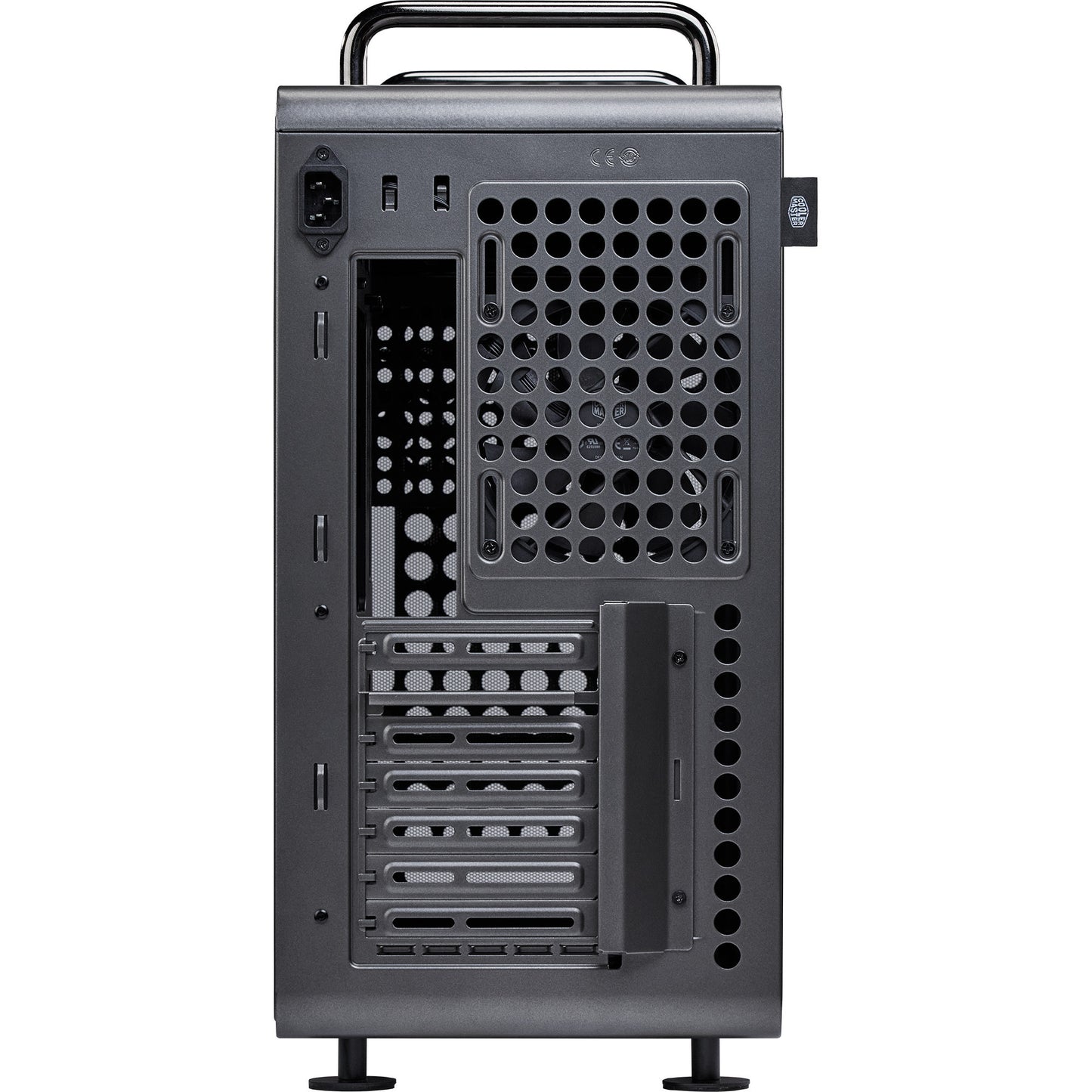 Cooler Master qube 540 stardust iron midi tower behuizing (zwart | 2x usb-a | 1x usb-c | tempered glass)