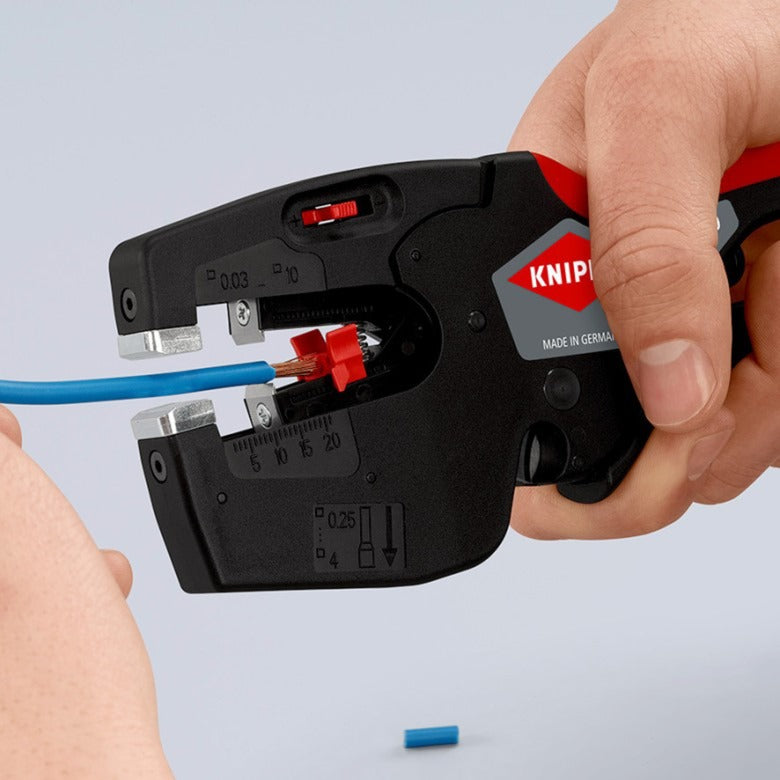 KNIPEX nexstrip striptang (zwart rood)