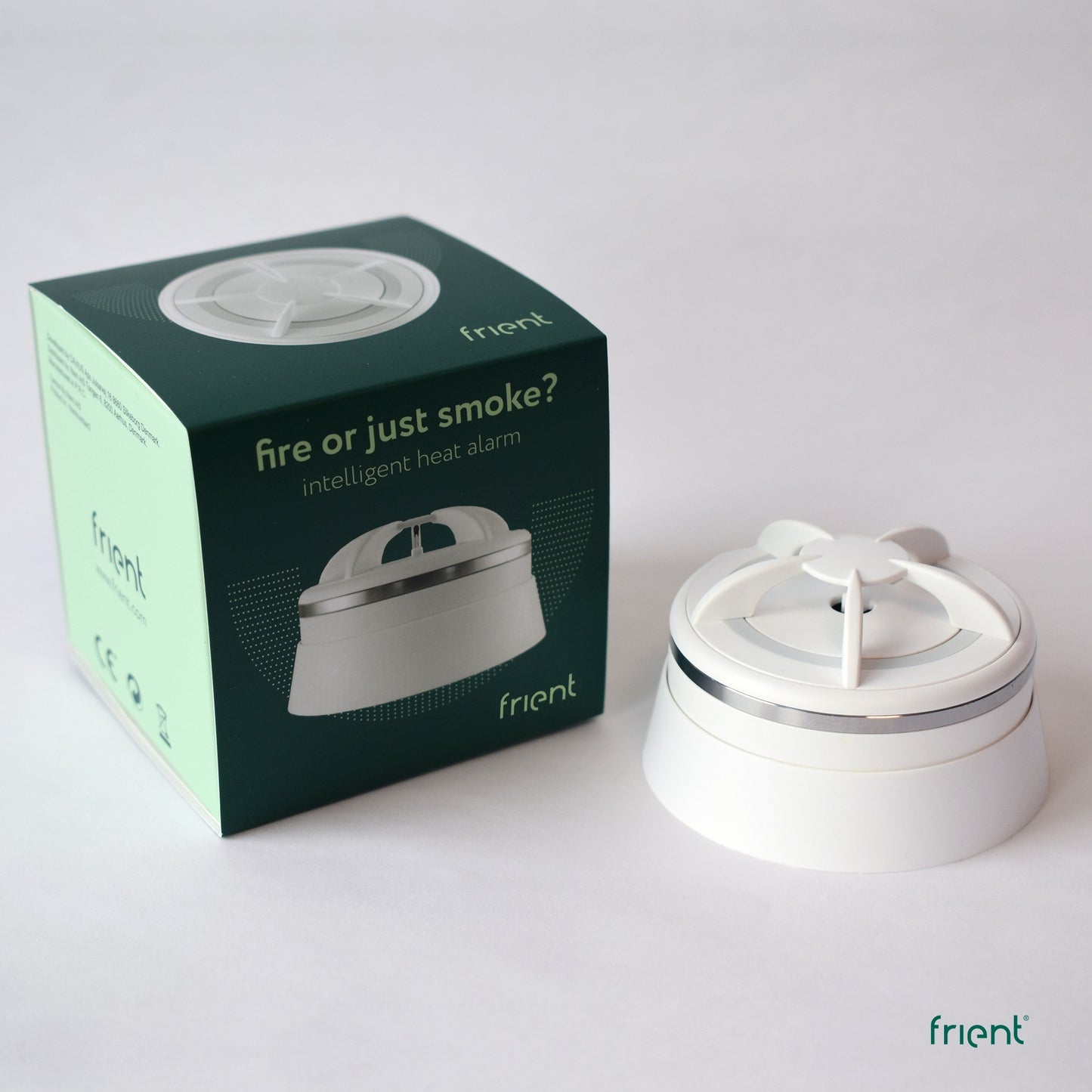 Frient Intelligent Heat Alarm melder (Wit, Zigbee 3.0)