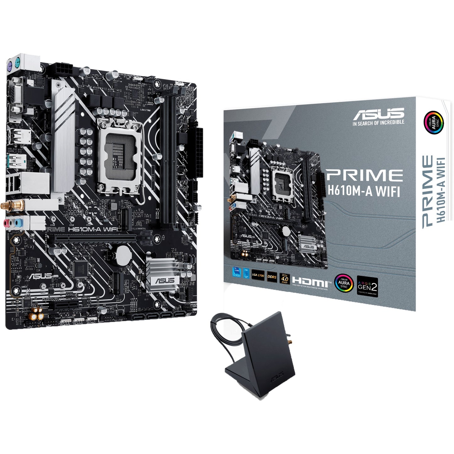 ASUS prime h610m-a wifi socket 1700 moederbord