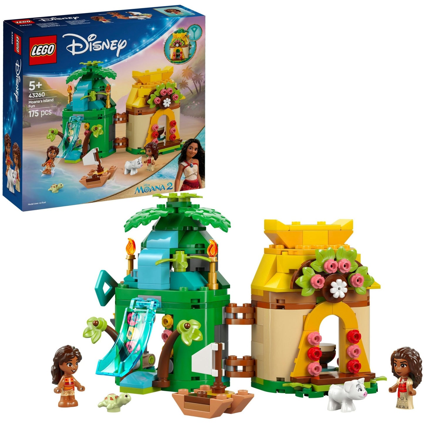 LEGO disney princess - vaiana's speeleiland constructiespeelgoed (43260)
