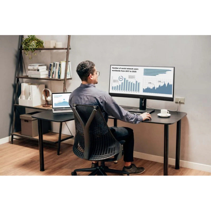 ViewSonic va3820c uwqhd+ 21:9 curved monitor met usb-c hub 38 ultrawide (zwart, 2x hdmi, 1x displayport, usb-c, usb-b )