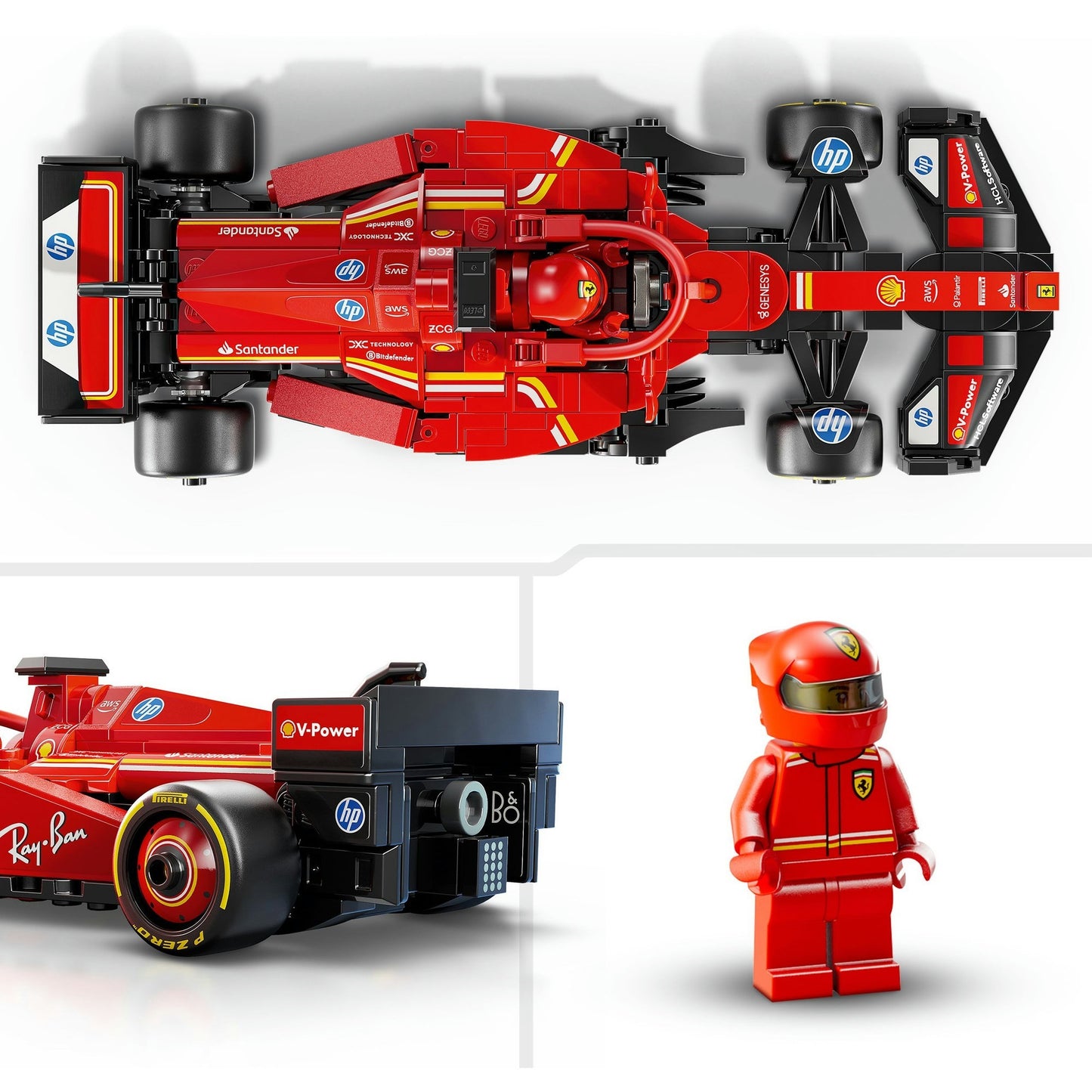 LEGO speed champions 77242 ferrari sf-24 f1 racewagen