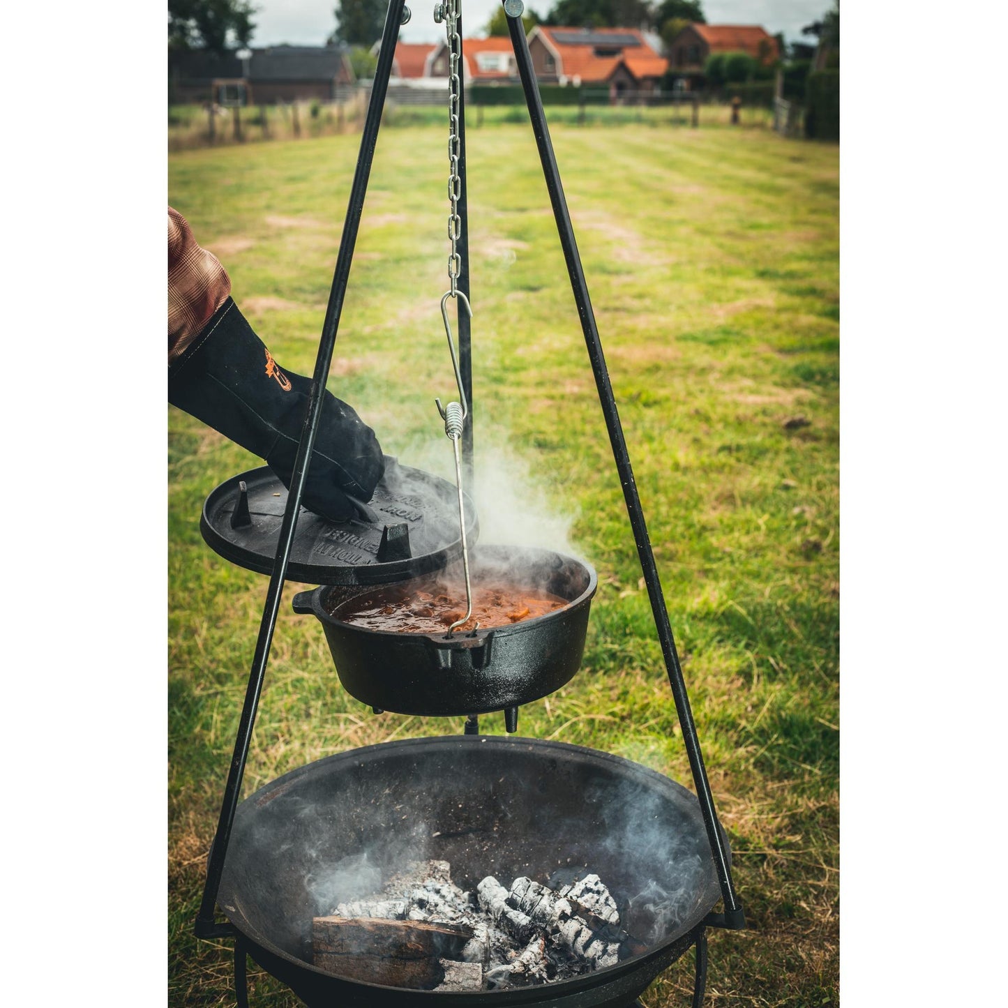 The Windmill Dutch Oven 6 qt kookpan (Zwart, Ø 31.5 cm | 5.9 liter)