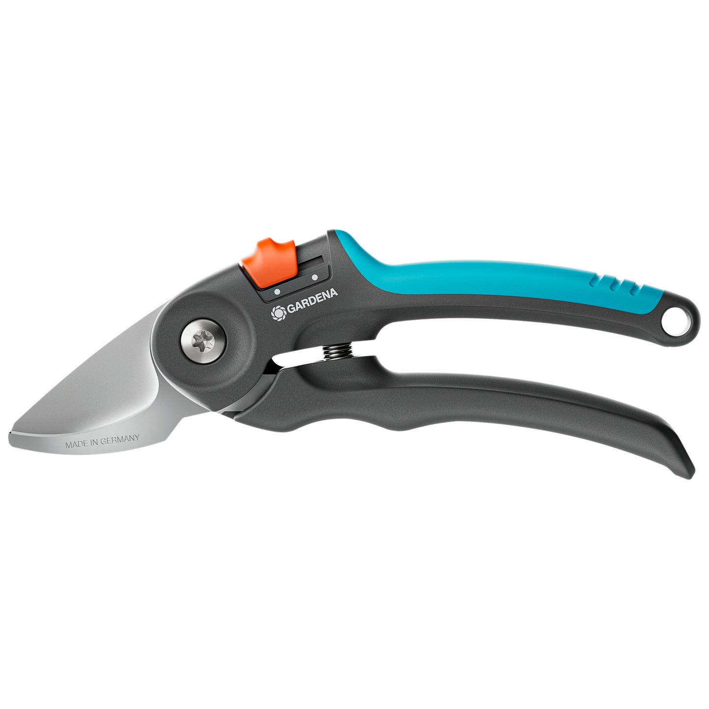 GARDENA snoeischaar premiumcut voor vers hout met bypass-snede (grijs turquoise, 22 mm snoeidiameter)