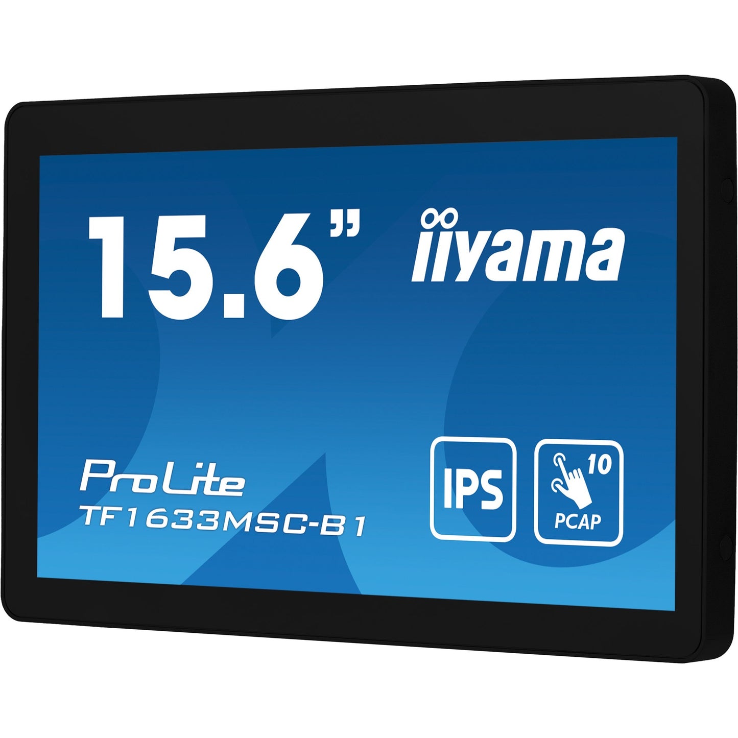 Iiyama prolite tf1633msc-b1 15.6 touchscreen monitor (zwart, hdmi, displayport, 2x usb-a)