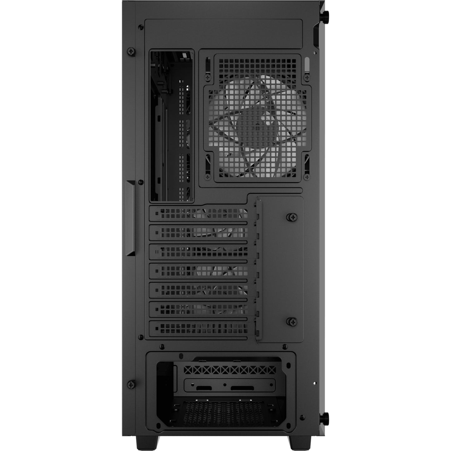 DeepCool cc560 v2 midi tower behuizing (zwart | 2x usb-a | tempered glass)