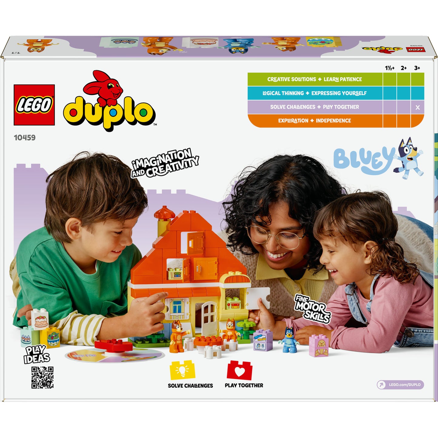 LEGO duplo 10459 huis van bluey en haar familie met geheugenspel