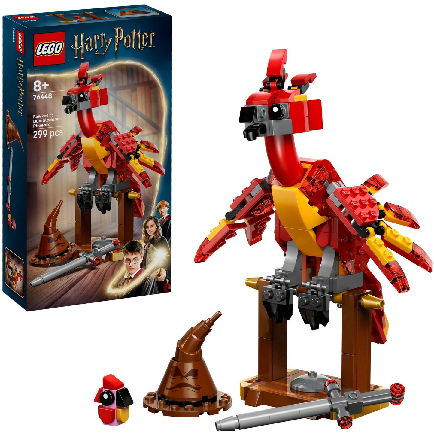 LEGO harry potter - felix: de feniks van perkamentus constructiespeelgoed (76448)
