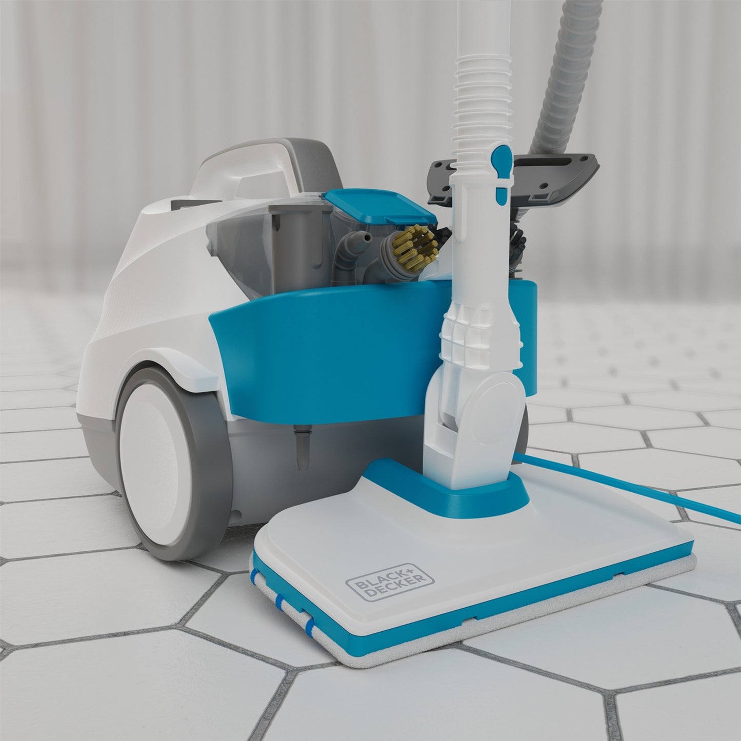 BLACK+DECKER bhsmp2314 stoomreiniger (incl. 14 delig accessoire pakket)
