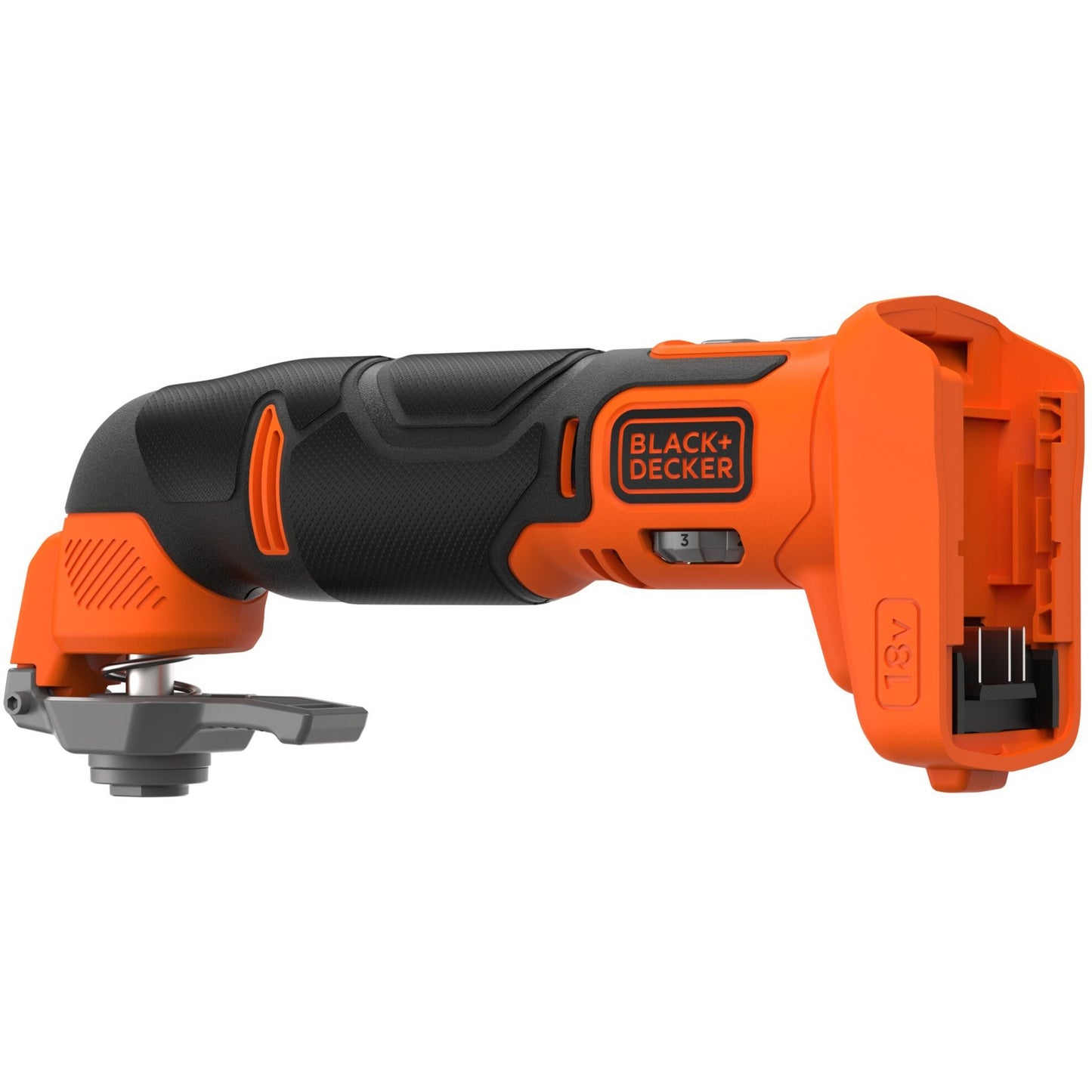 BLACK+DECKER bdcos18n-xj 18v oscillerende multitool multifunctioneel gereedschap (oranje zwart, accu en oplader niet inbegrepen)