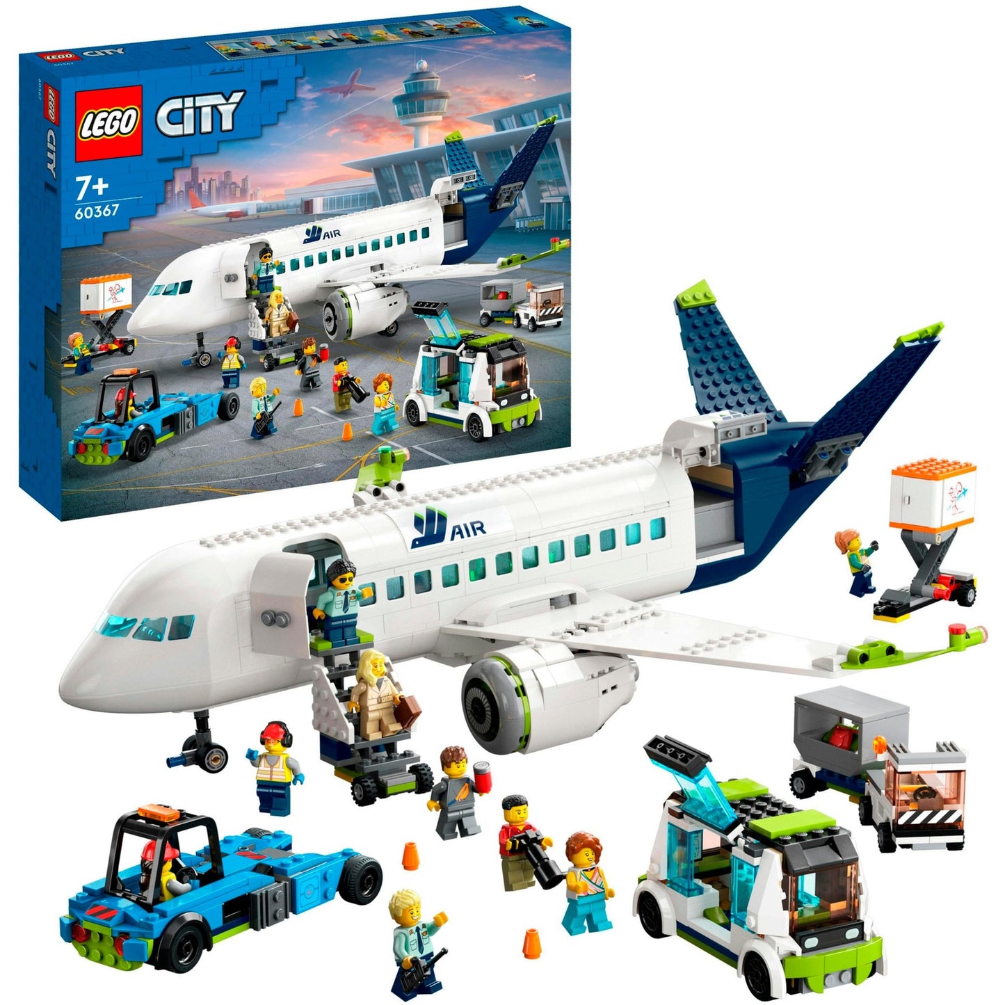 LEGO city 60367 passagiersvliegtuig