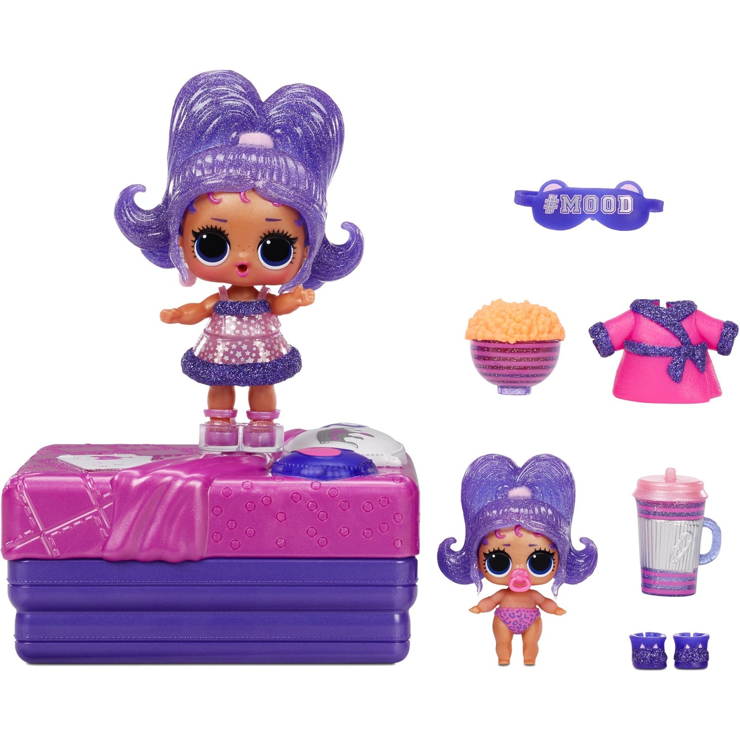 MGA Entertainment l.o.l. surprise! deluxe present surprise serie 2 pyjamafeestje pop