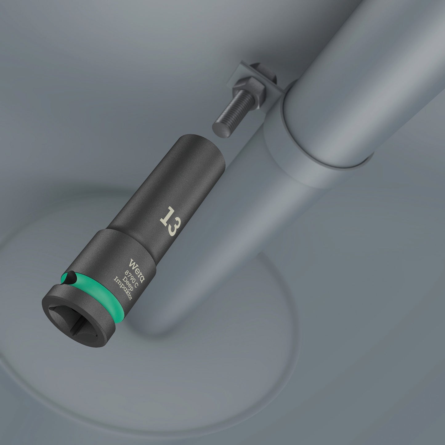 Wera 8790 c impaktor deep set 1 dopsleutel (zwart, 11‑delig)