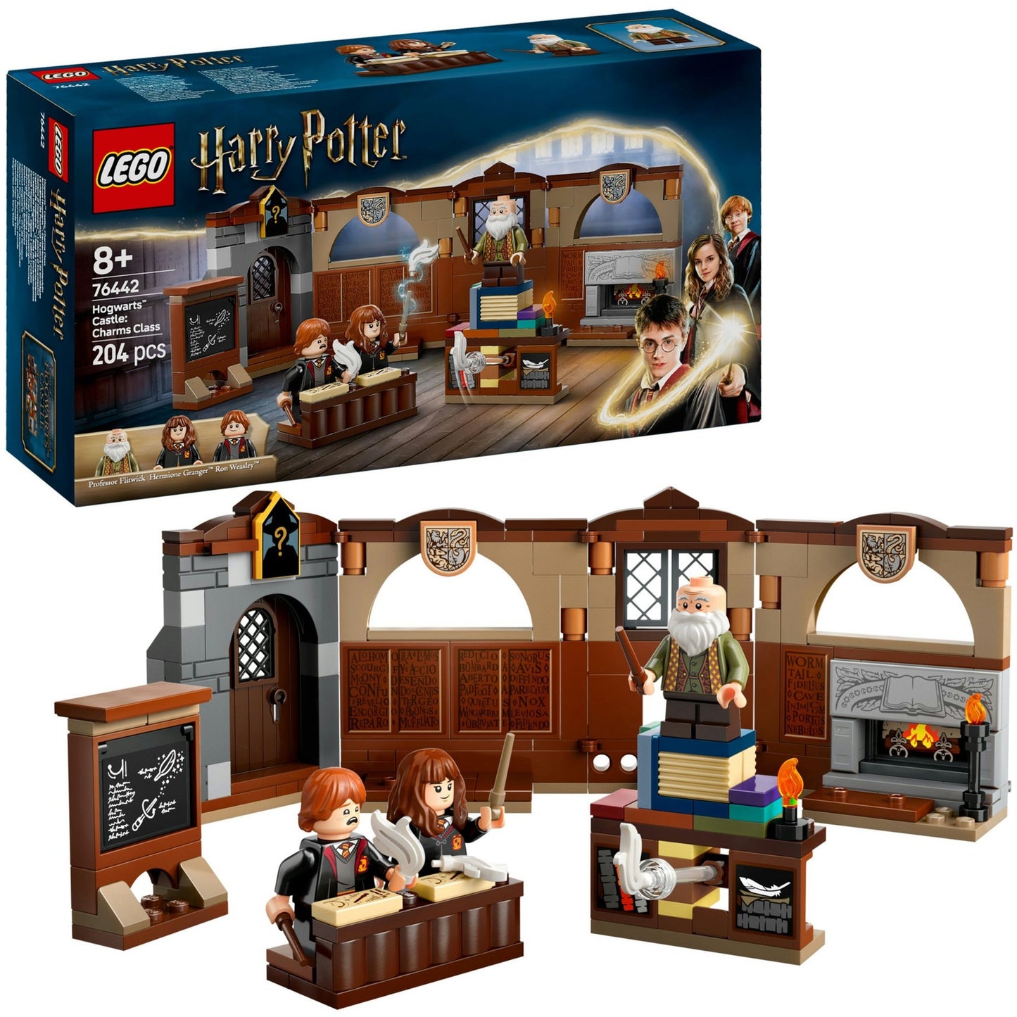 LEGO harry potter - kasteel zweinstein: toverspreukenles constructiespeelgoed (76442)