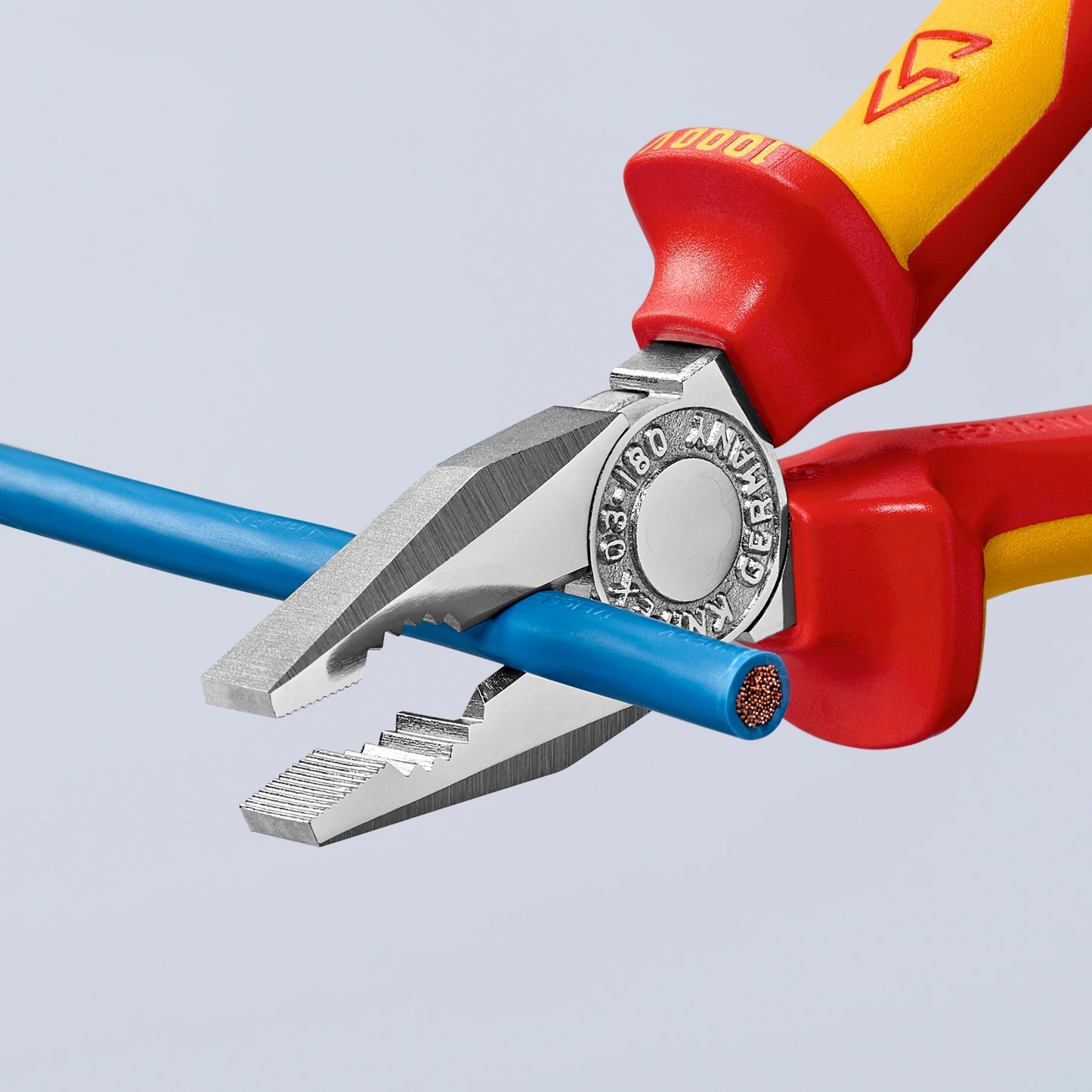 KNIPEX combitang 03 06 180 combinatietang (rood geel, vde-getest)