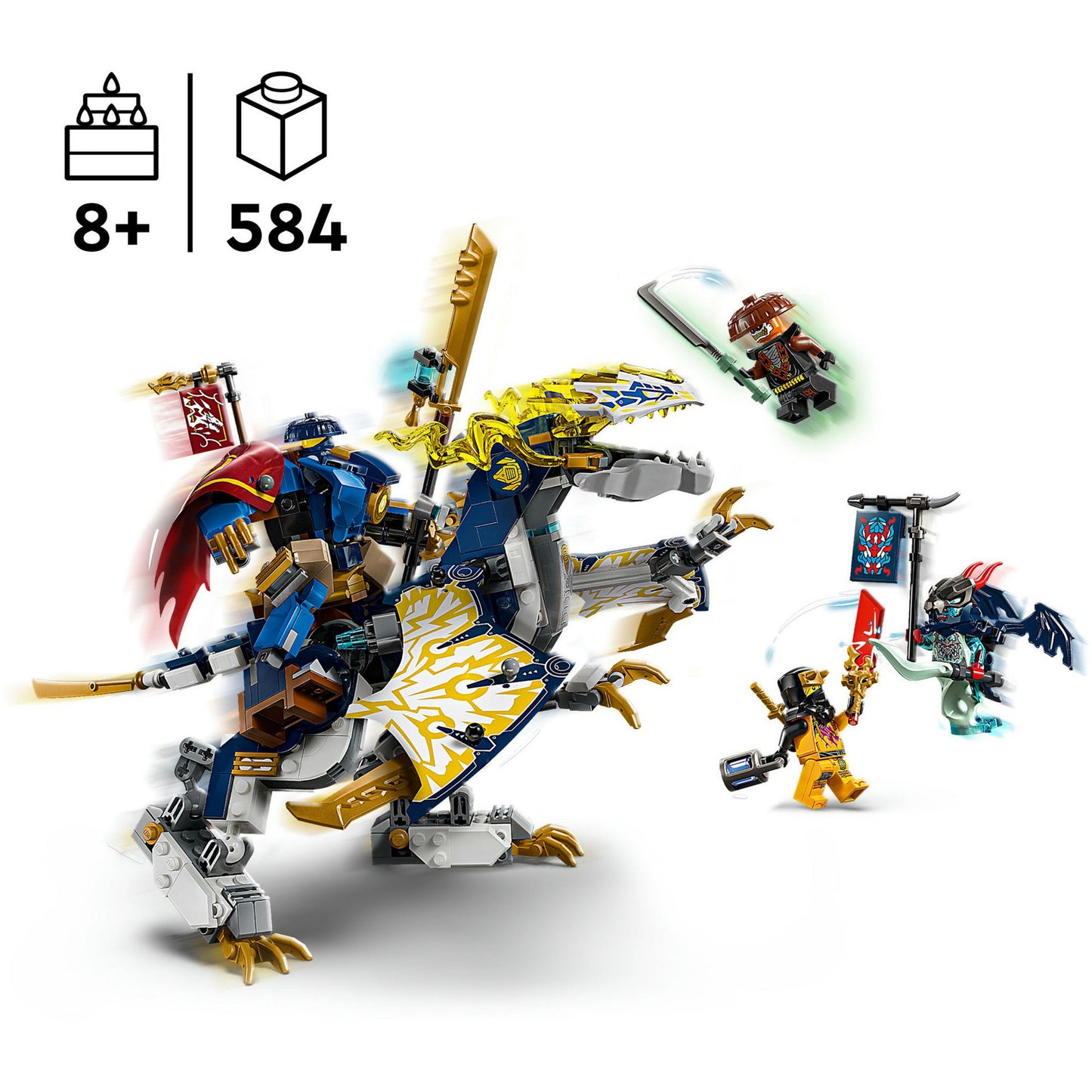 LEGO ninjago 71843 rogue's mecha drakenrijder