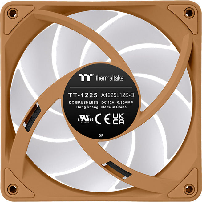 Thermaltake ct120 ex argb sync pc cooling fan gravel sand (3-fan pack) case fans (lichtbruin, 3 stuks, 120 x 120 x 25 mm, pwm)
