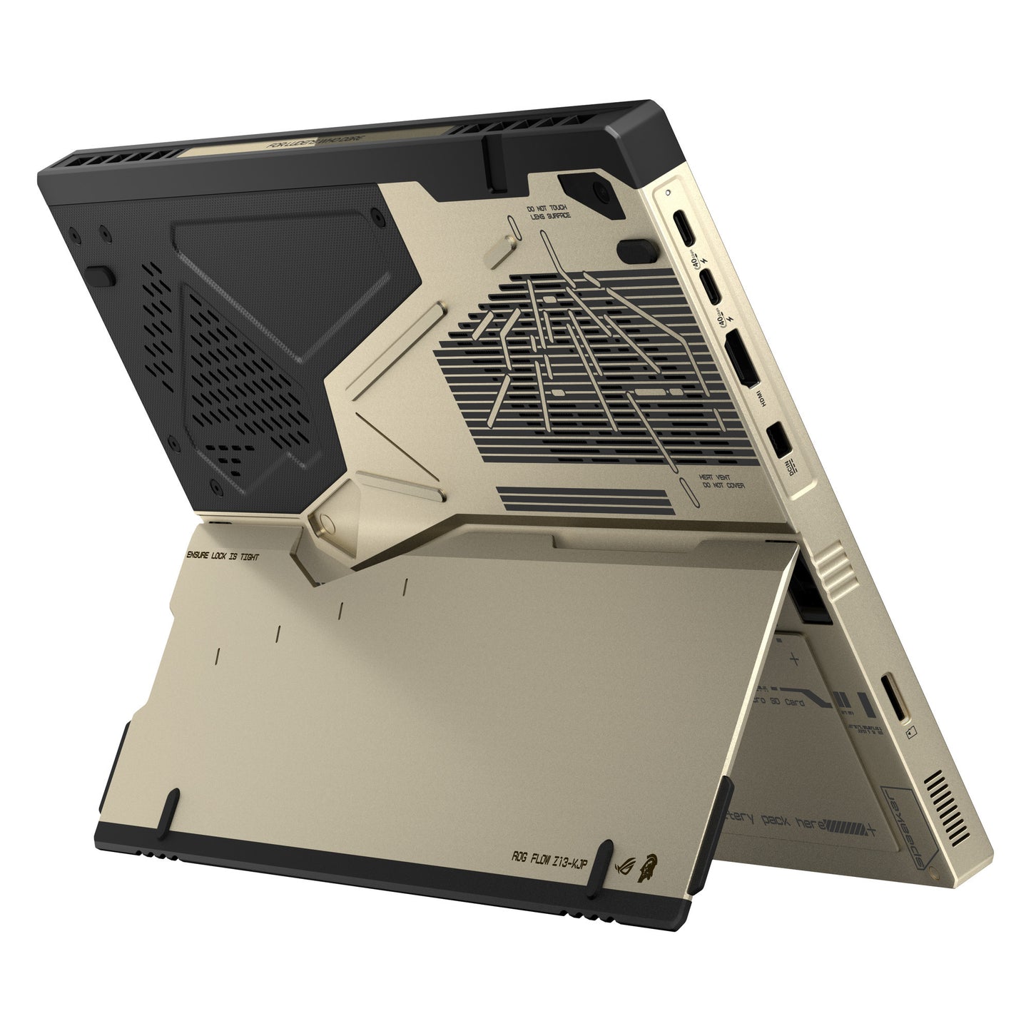 ASUS rog flow z13-kjp gz302eac-ru178w 13.4 2-in-1 gaming laptop (goud zwart | ryzen al max+ 395 | radeon 8060s | 128 gb | 1 tb ssd | touch)