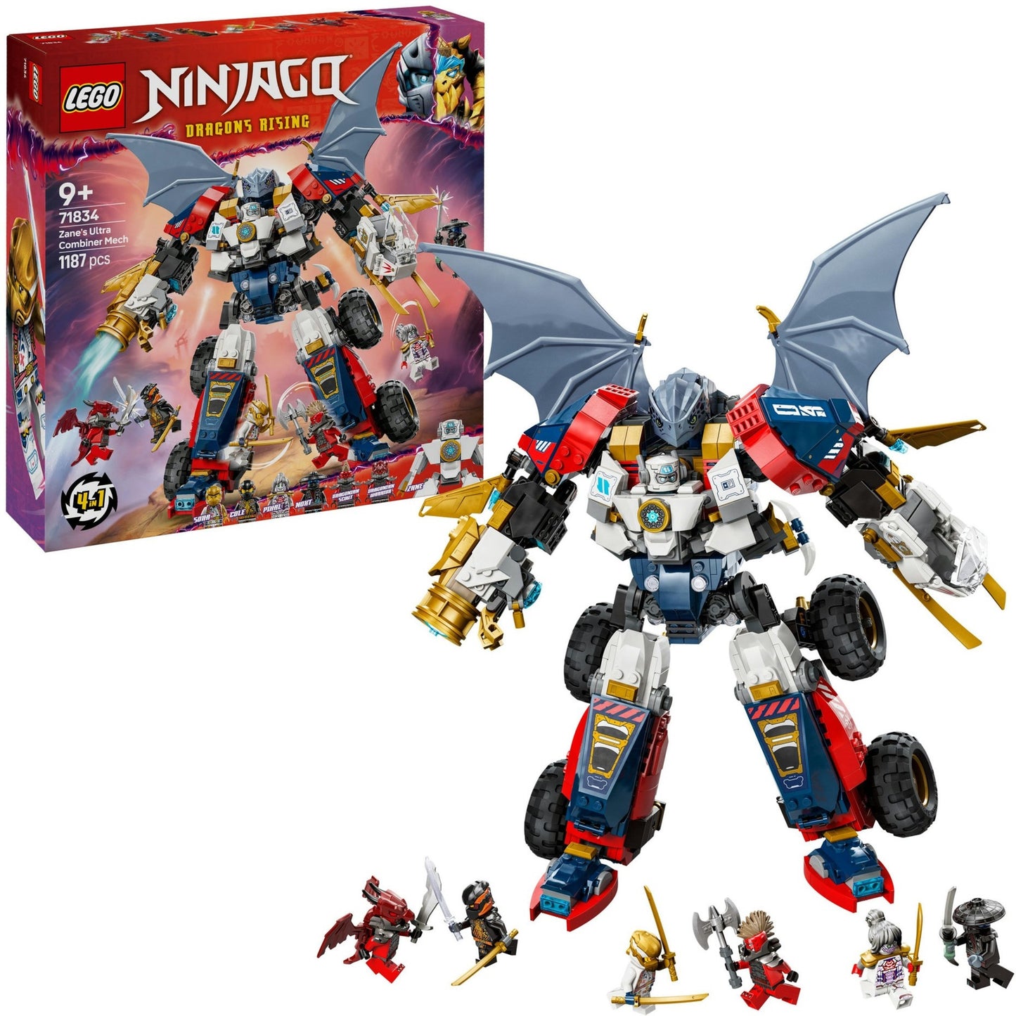 LEGO ninjago 71834 zane's ultra-combomecha