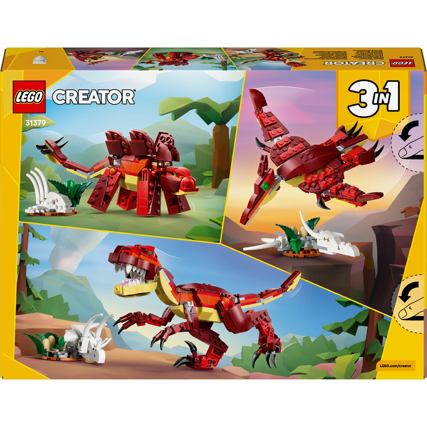 LEGO woeste dinosaurus constructiespeelgoed (31379)