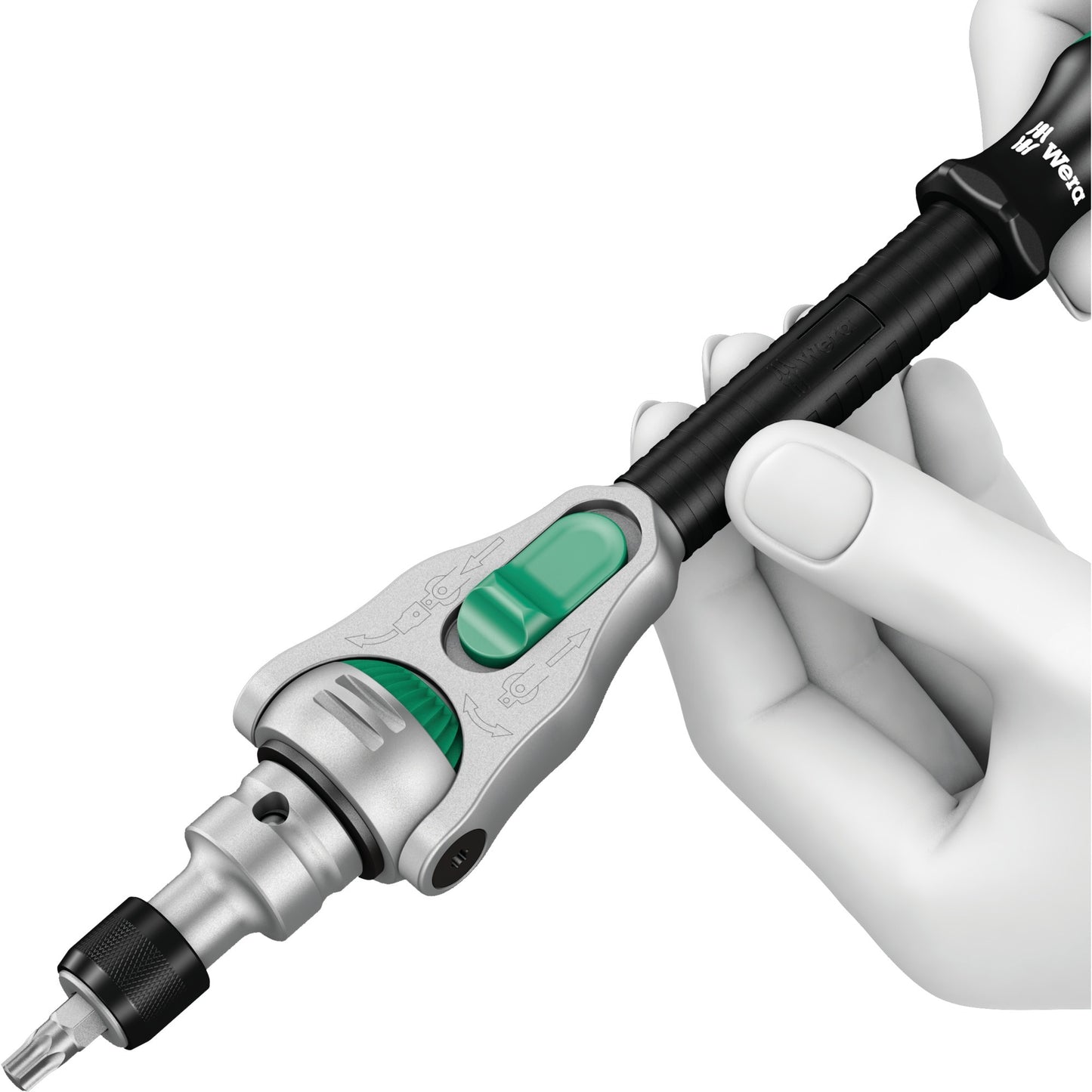 Wera 8100 sc 6 zyklop speed-ratelset, 1 2 -aandrijving gereedschapsset (zwart groen, 28-delig)
