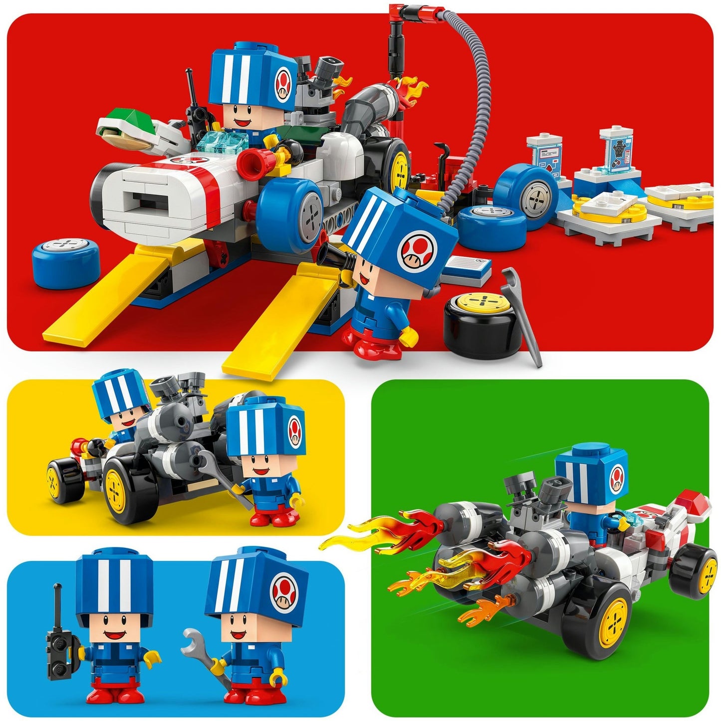 LEGO super mario 72035 mario kart toads garage