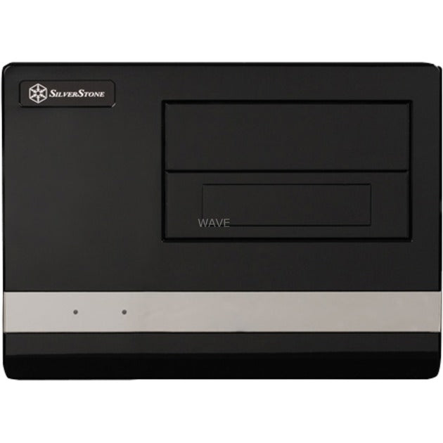 SilverStone sugo sg02b-f htpc behuizing (zwart | 2x usb-a)