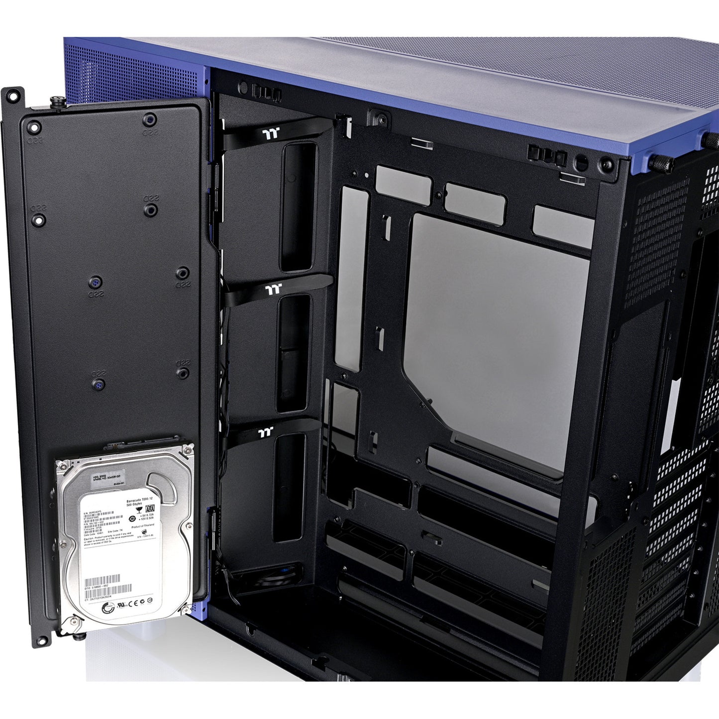 Thermaltake view 380 xl tg argb future dusk midi tower behuizing (paars | 2x usb-a | 1x usb-c | rgb | window)