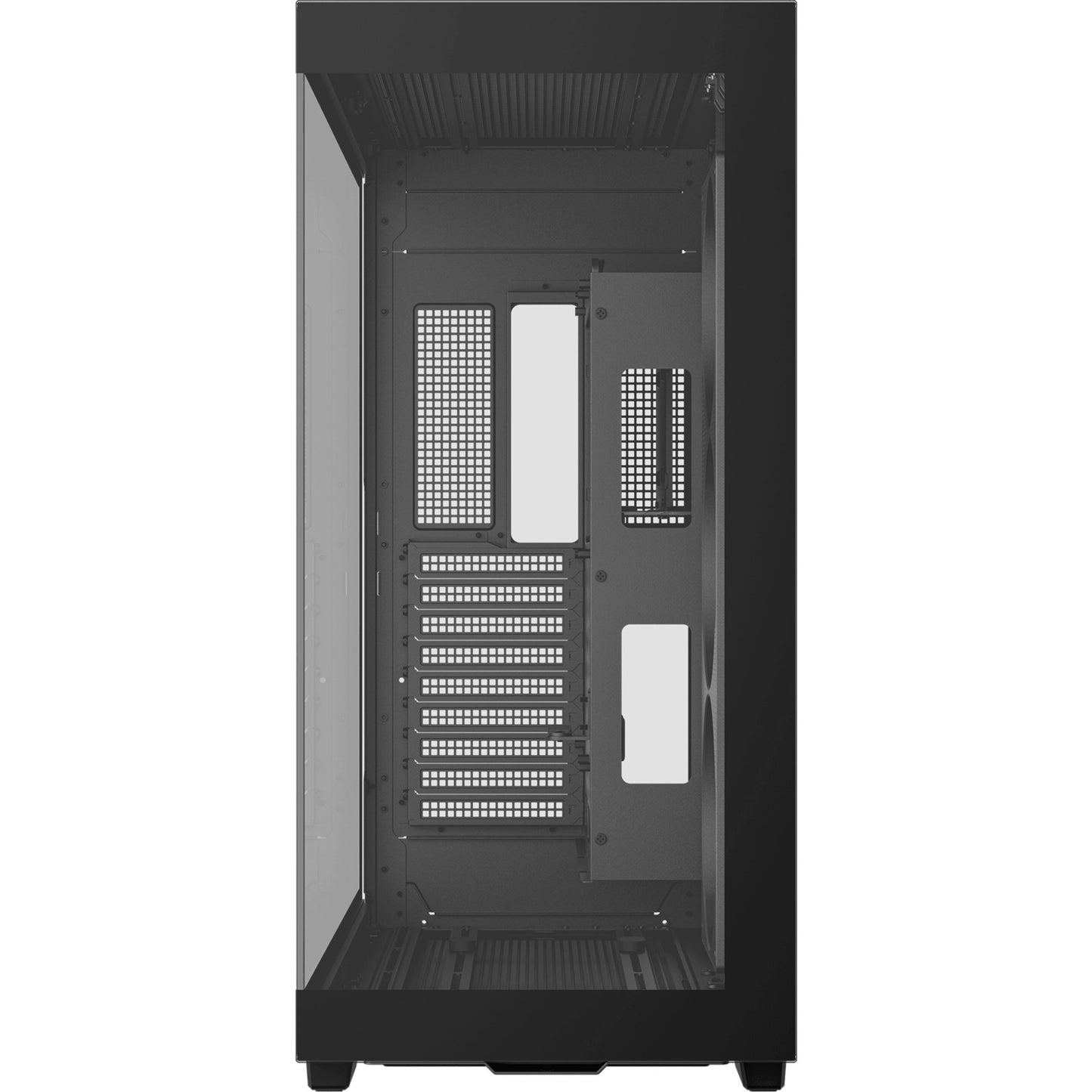 DeepCool ch780 midi tower behuizing (zwart | 4x usb-a | 1x usb-c | rgb | tempered glass)