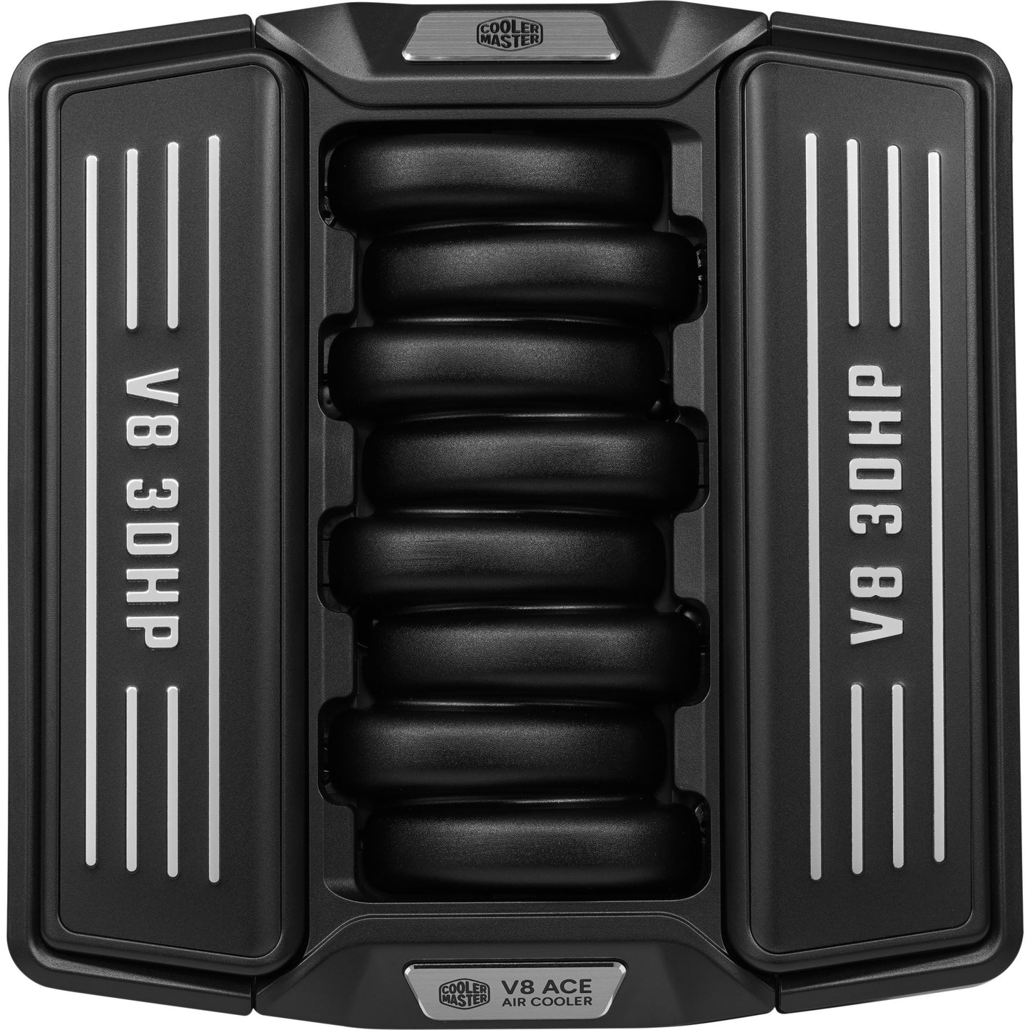 Cooler Master v8 ace 3dhp black amd cpu-koeler (zwart, 4-pin pwm)