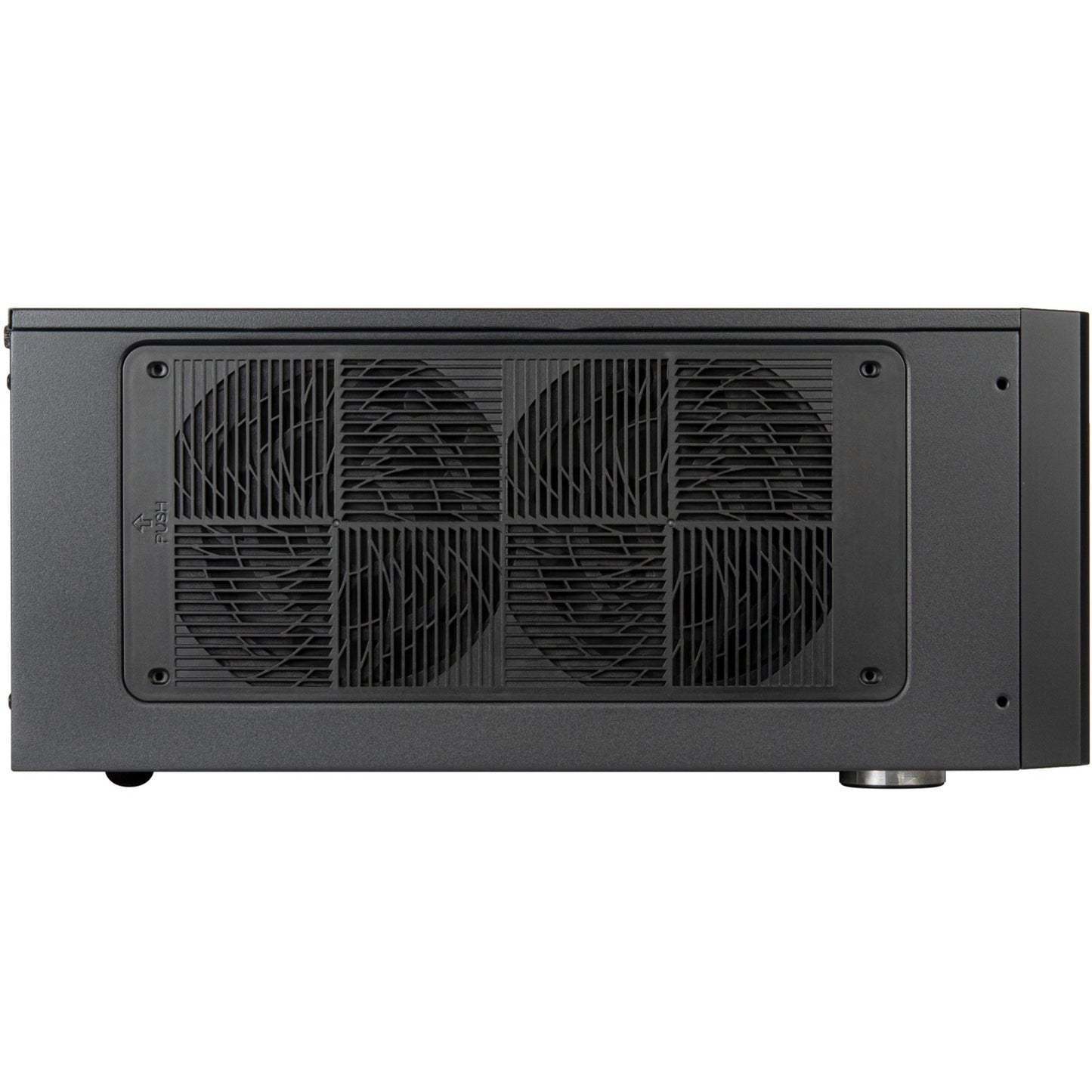 SilverStone sst-gd11b htpc behuizing (zwart | 2x usb-a | 1x usb-c)