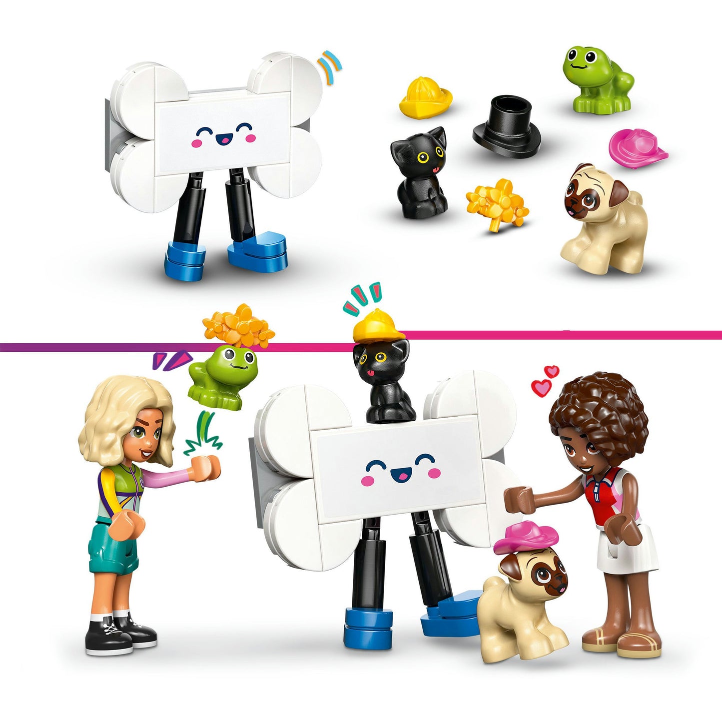 LEGO friends 42678 bestelwagen met dierenaccessoires