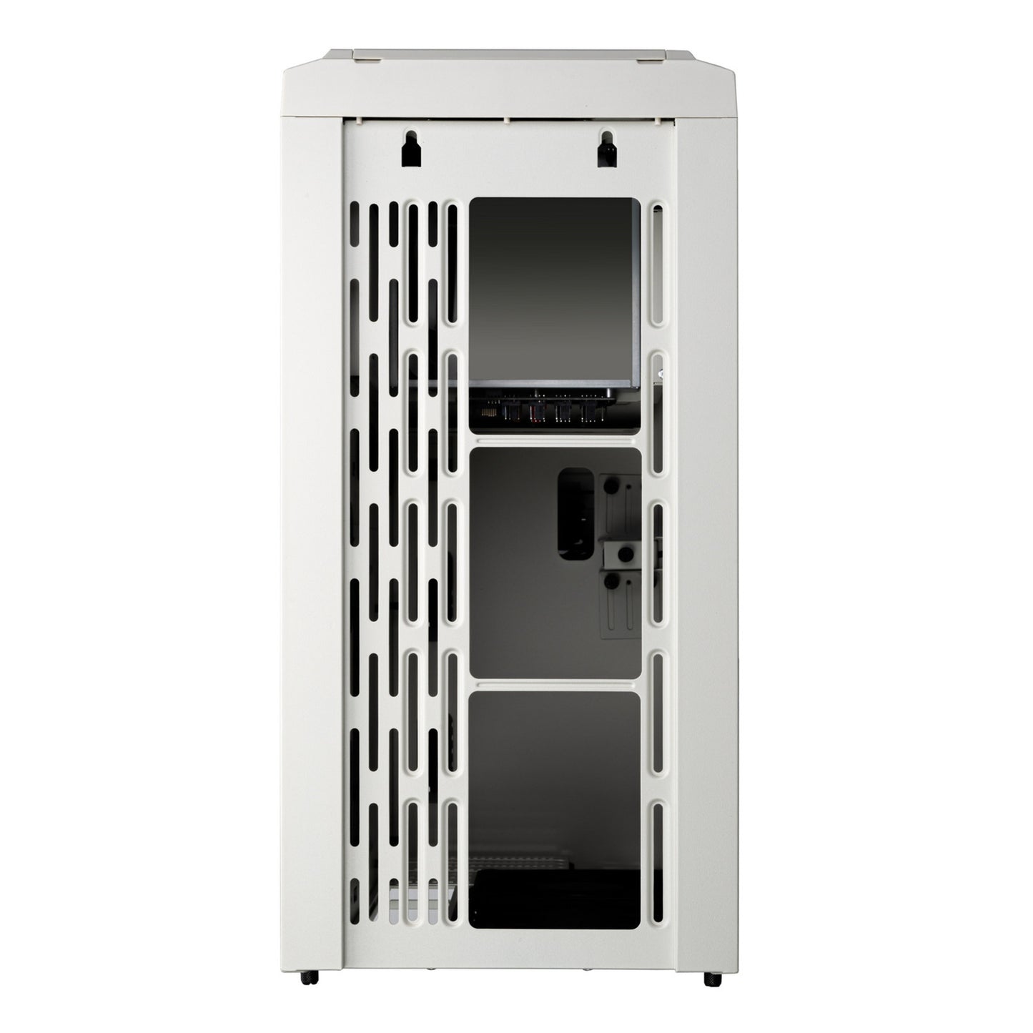 SilverStone flp02 midi tower behuizing (wit | 2x usb-a | 1x usb-c)